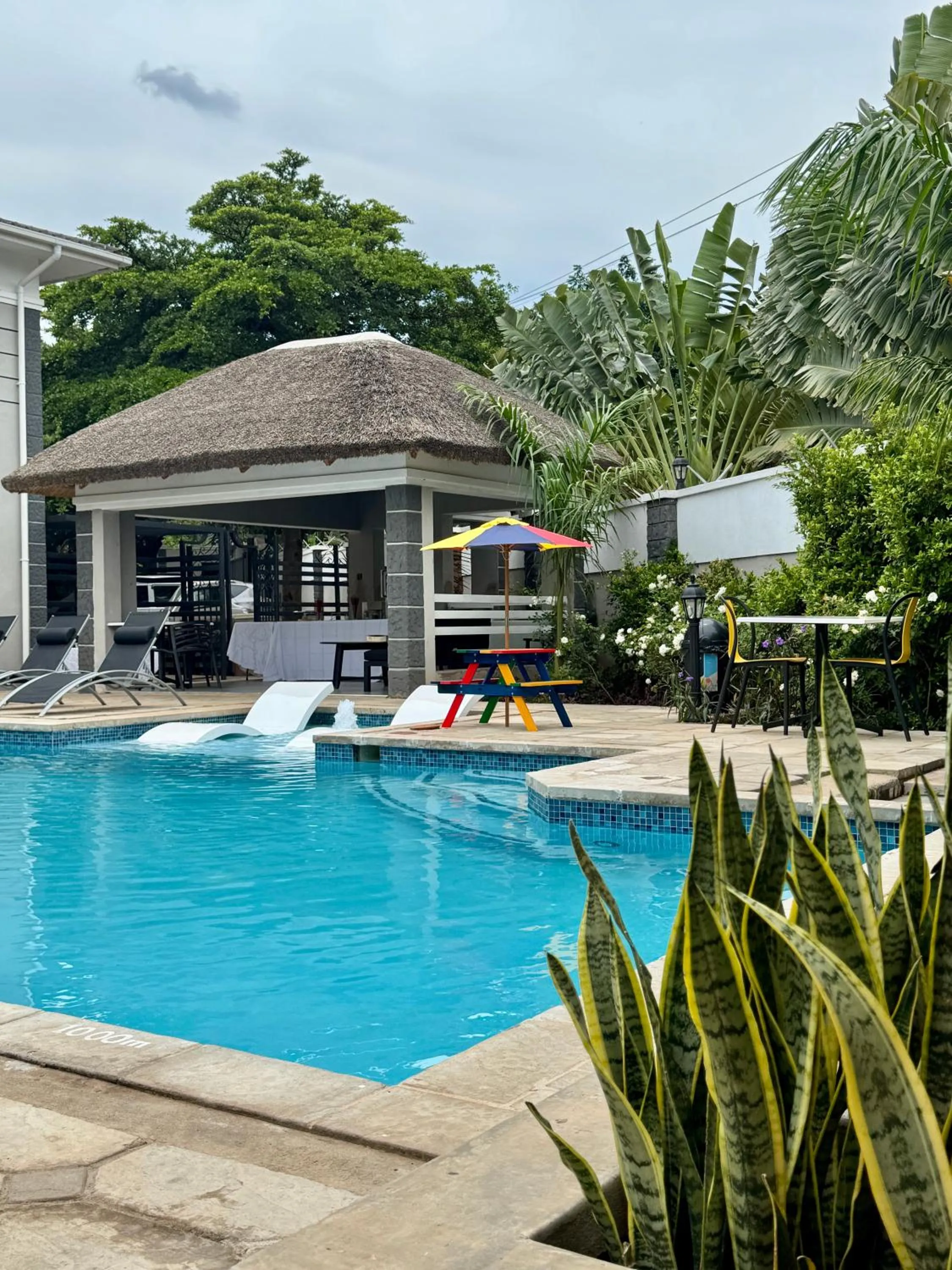 Swimming pool in Annavilla7 Lilongwe hotel