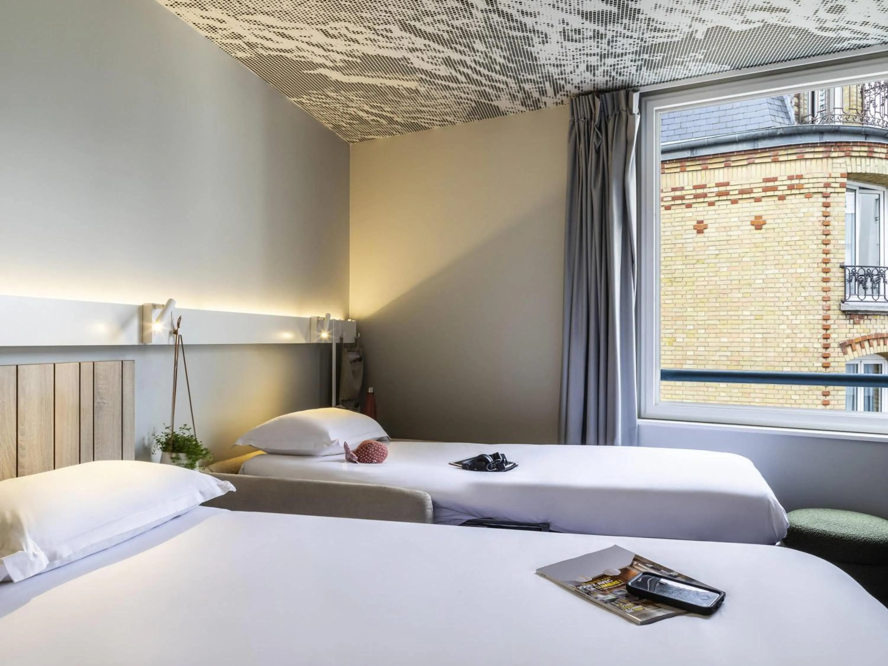 Bedroom, Bed in ibis Paris Nation Davout