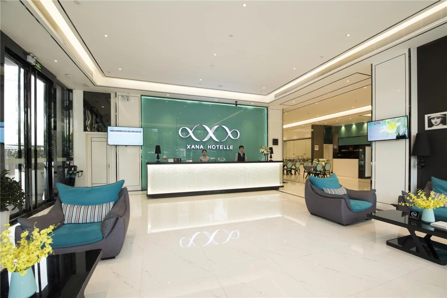 Lobby or reception in Xana Hotelle Shenzhen Airport Terminal