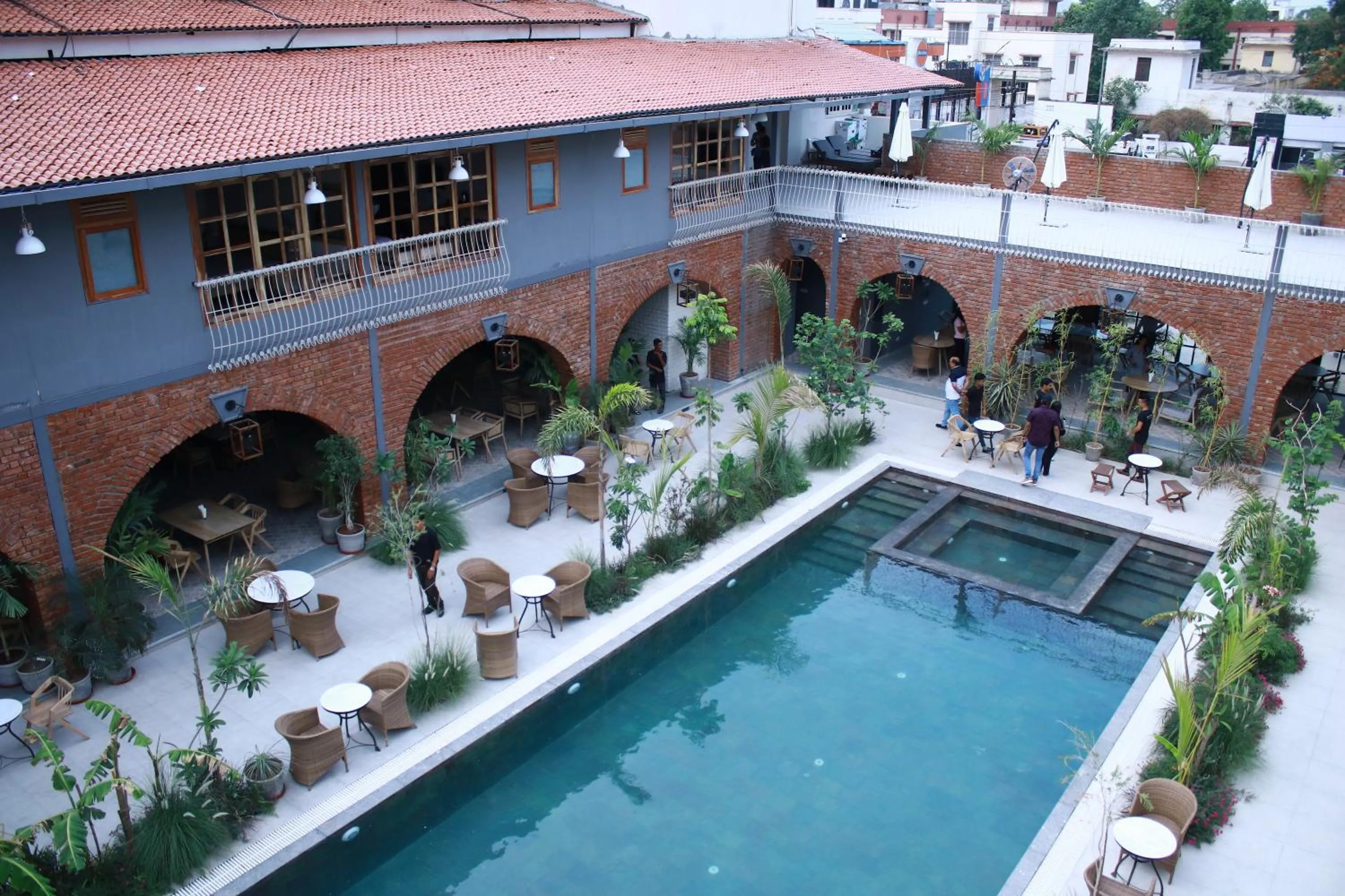 Swimming pool in The Artist House Udaipur