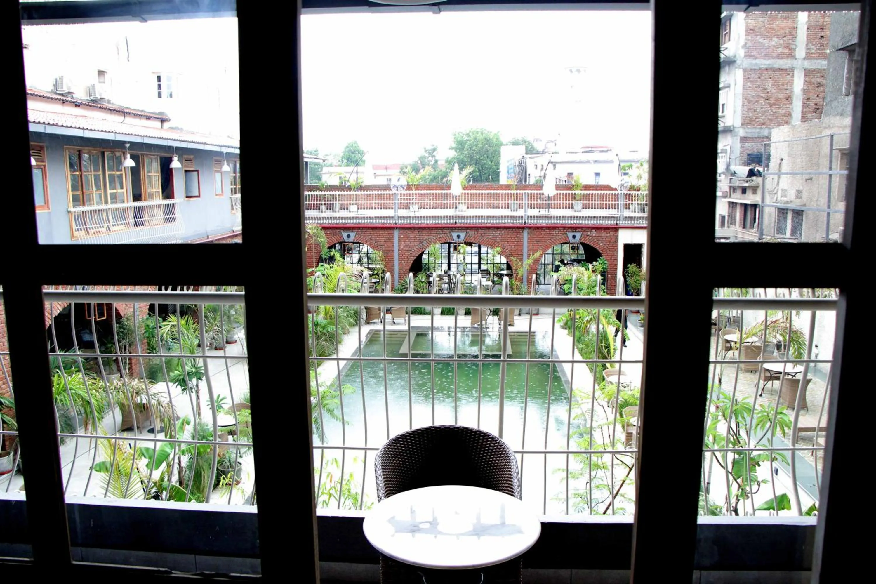 Pool view in The Artist House Udaipur