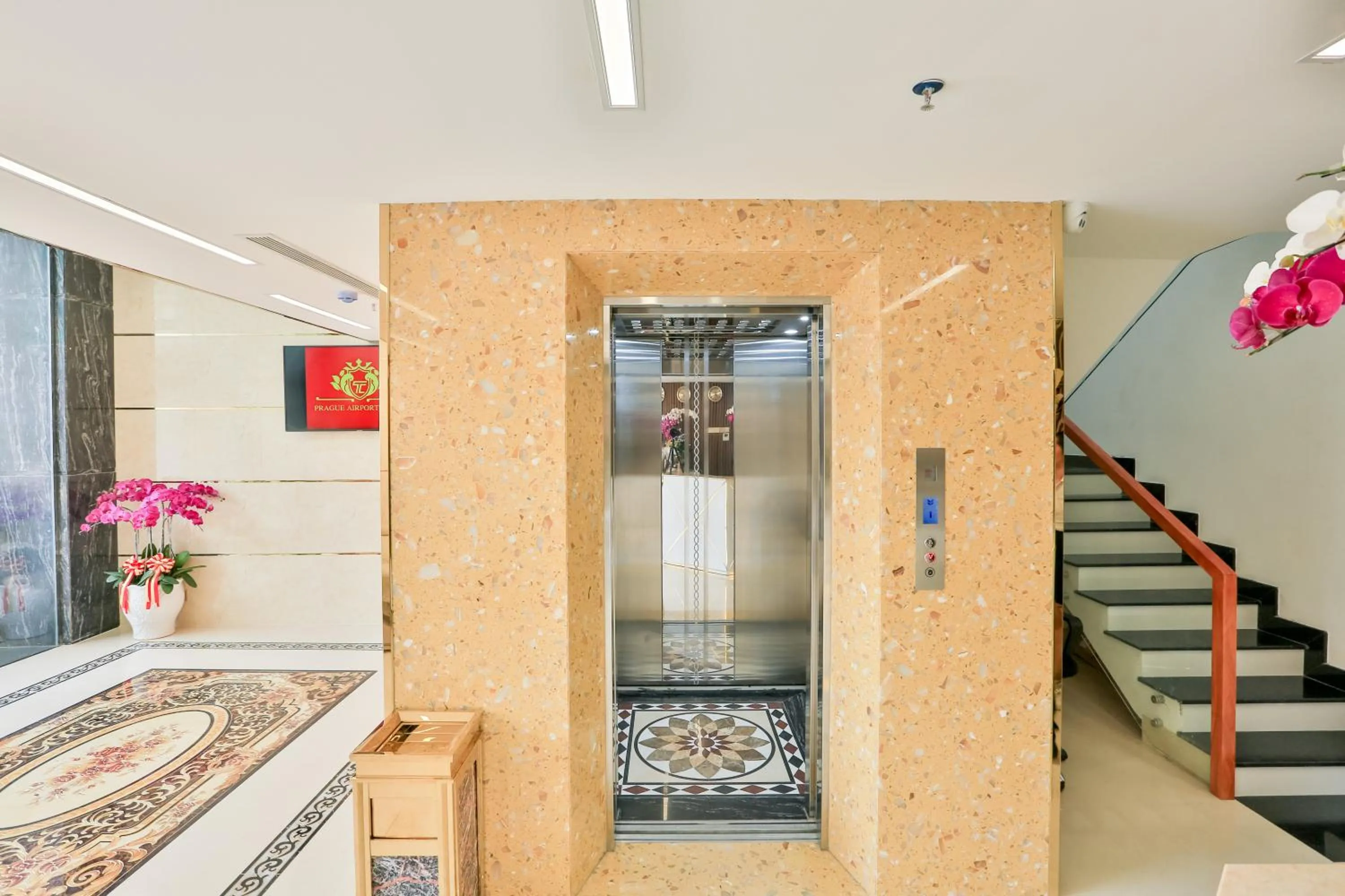 Lobby or reception in Prague Saigon Airport Hotel