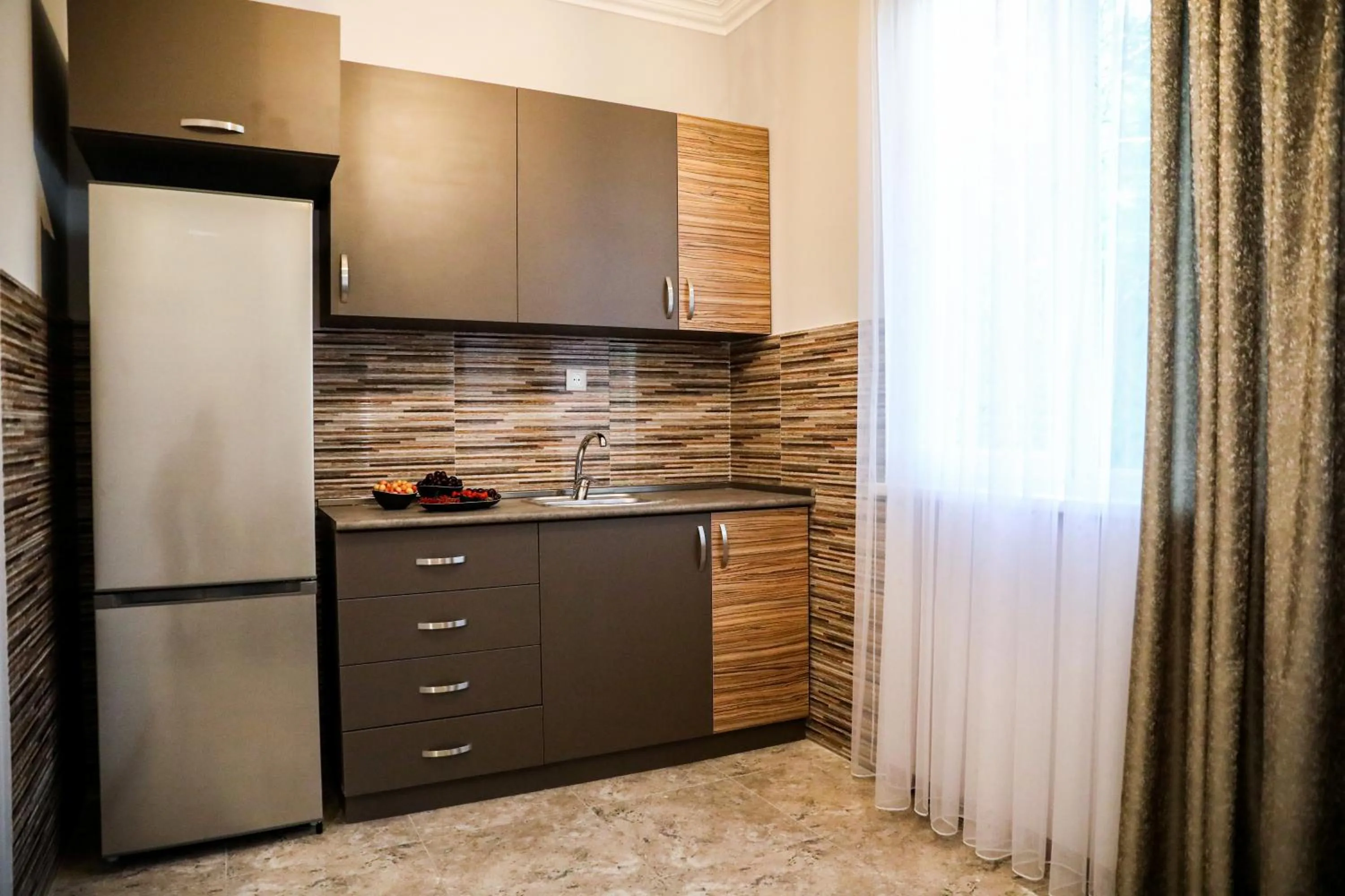 Kitchen or kitchenette in Garden Inn Resort Sevan