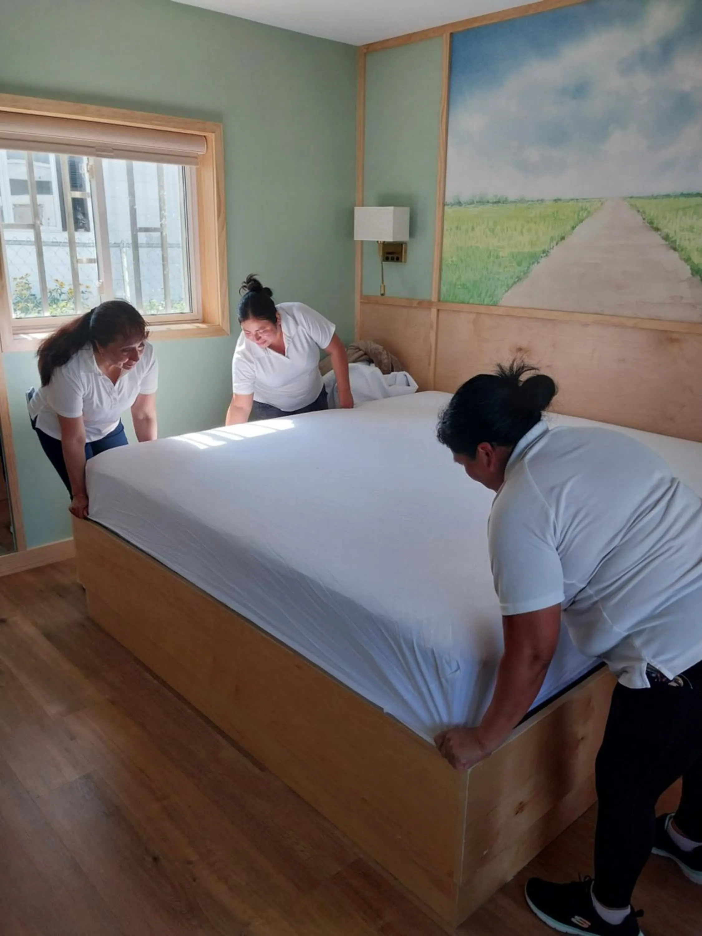 Bed in Greenview Inn Riverhead