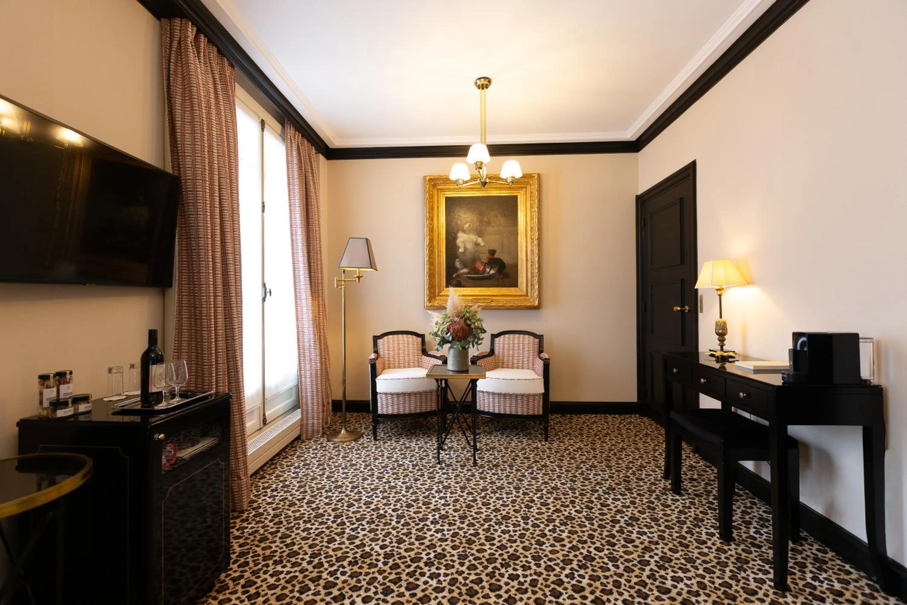 Seating area in Hotel West-End