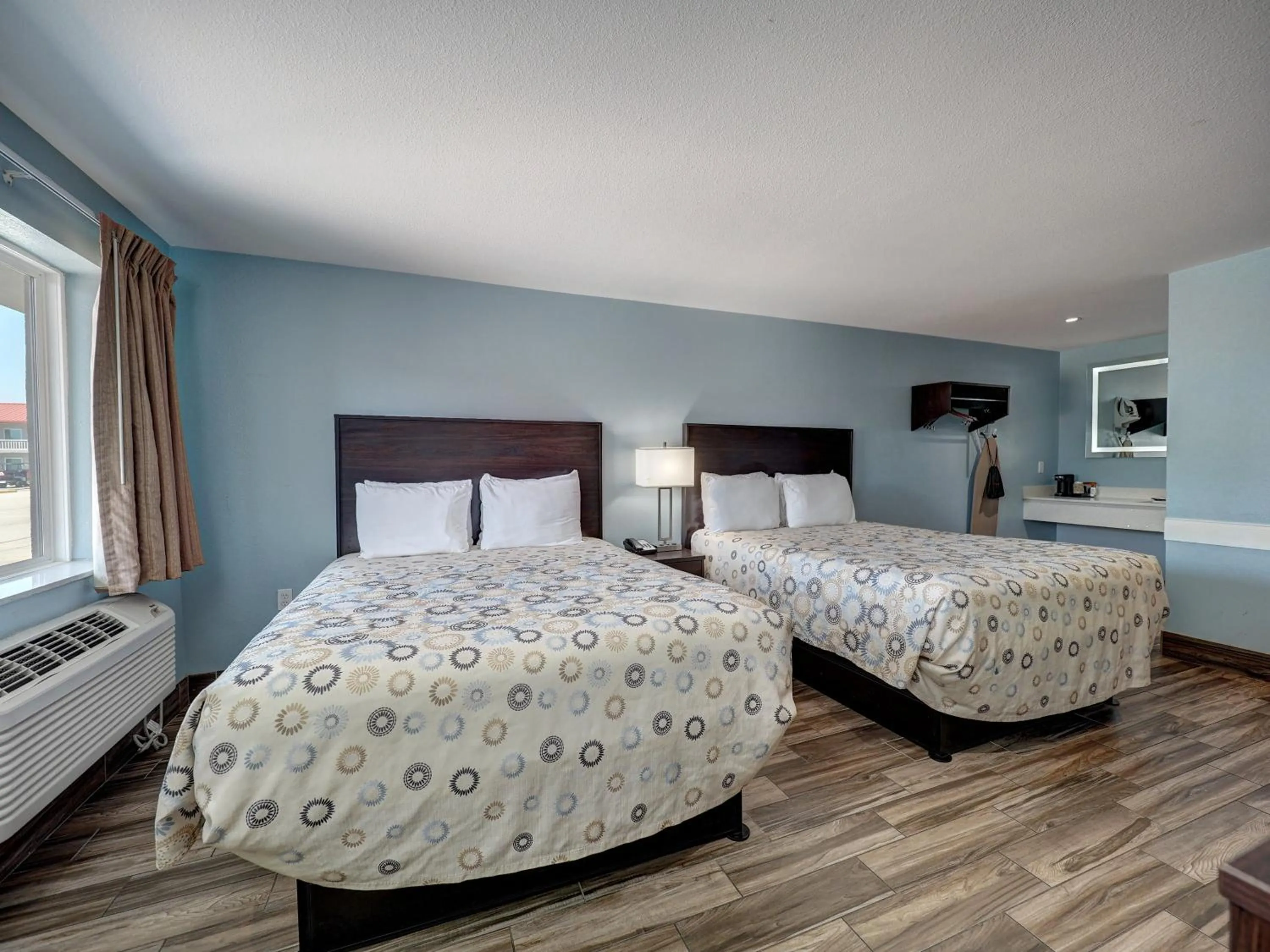 Bed in Ocean's Edge Hotel, Port Aransas,TX