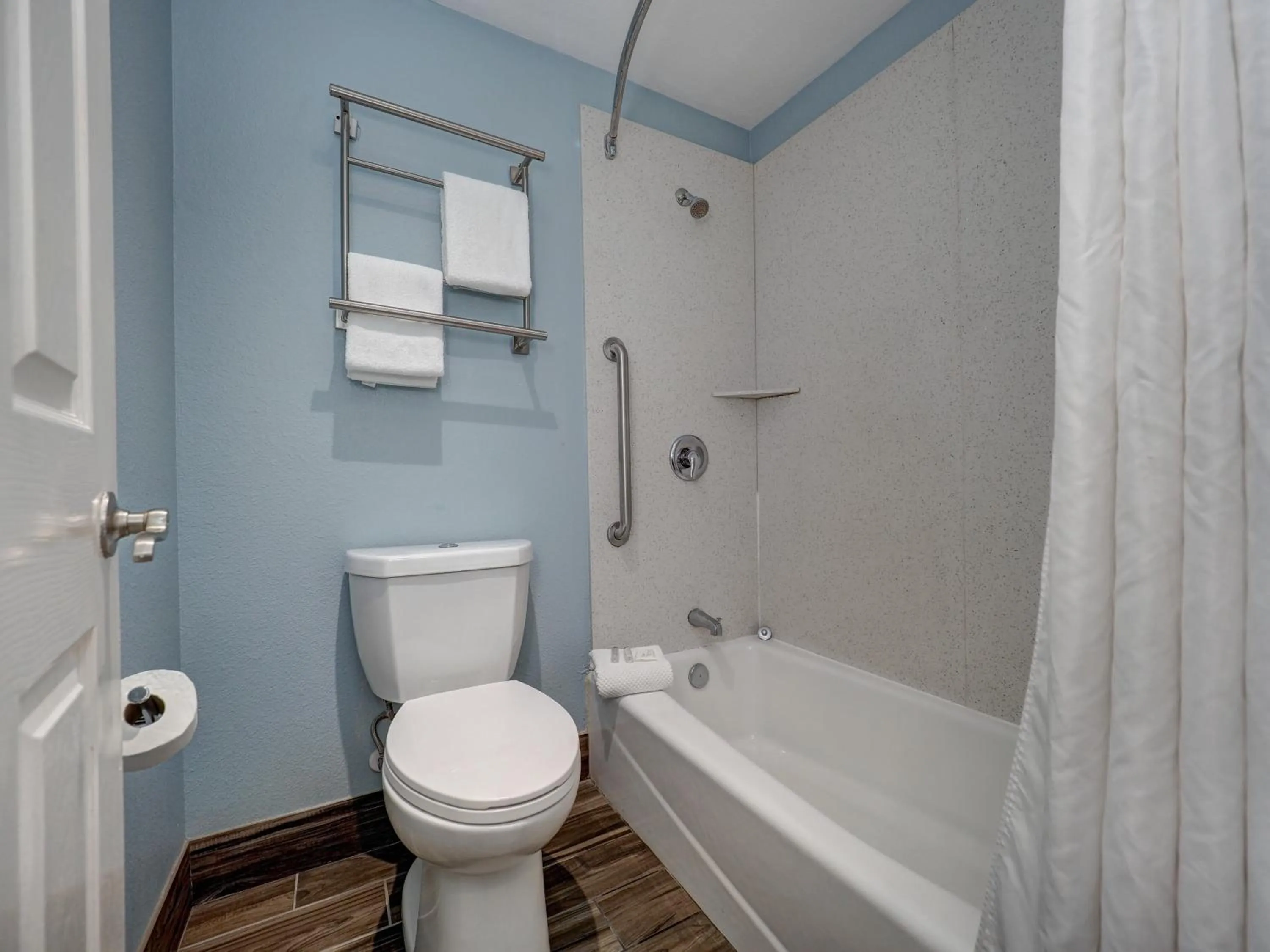 Toilet in Ocean's Edge Hotel, Port Aransas,TX