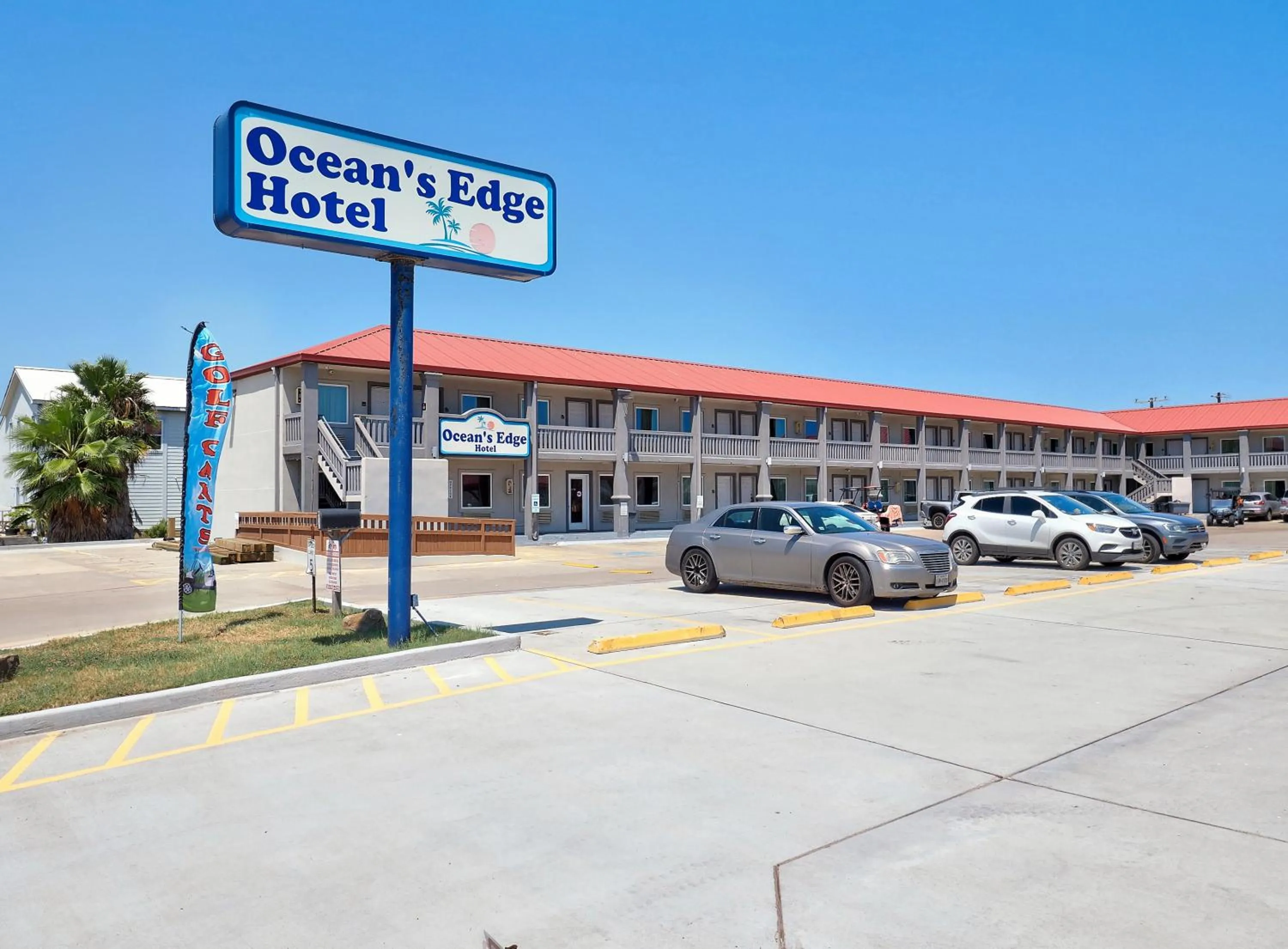 Parking in Ocean's Edge Hotel, Port Aransas,TX