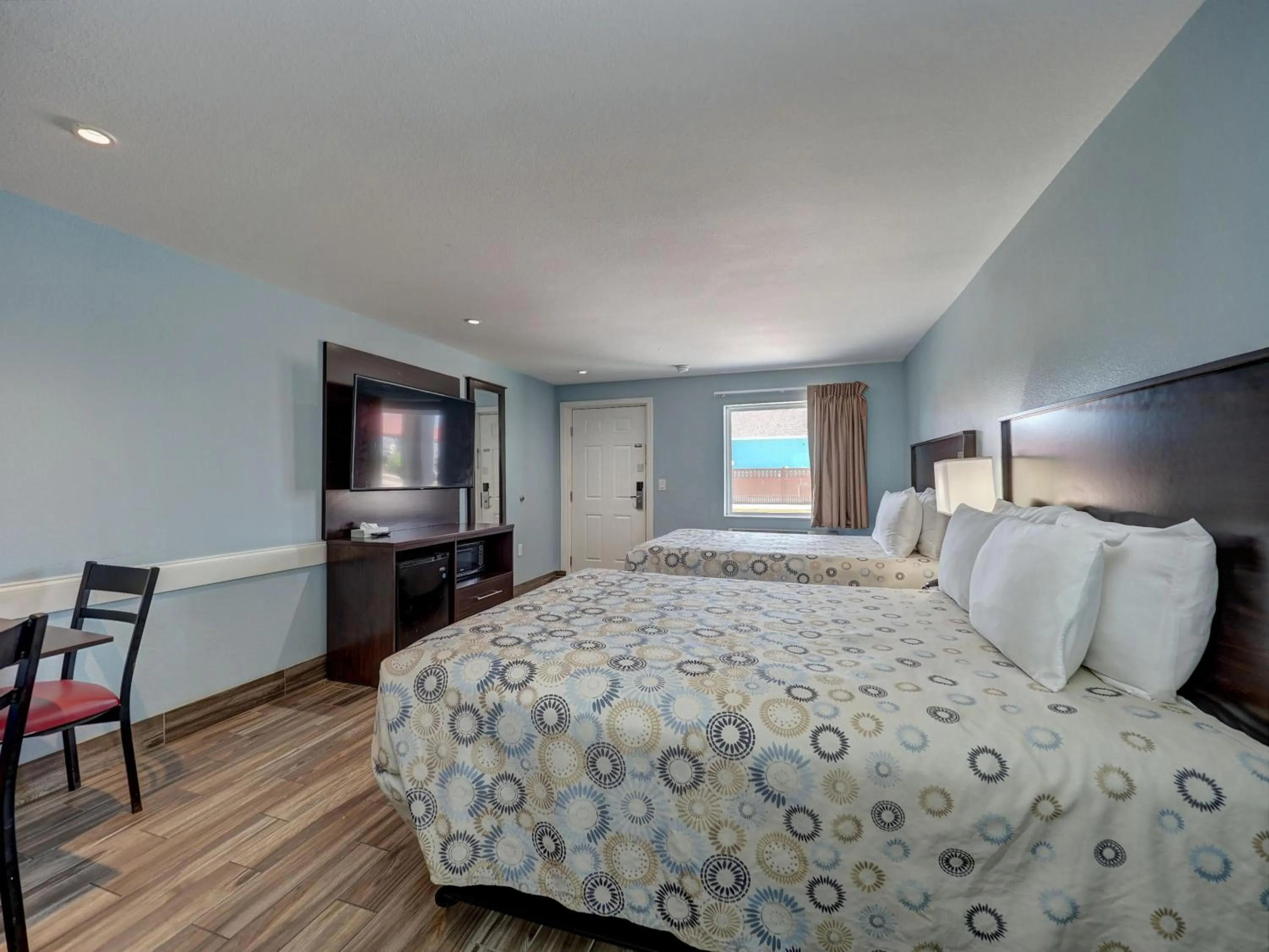 Bed in Ocean's Edge Hotel, Port Aransas,TX