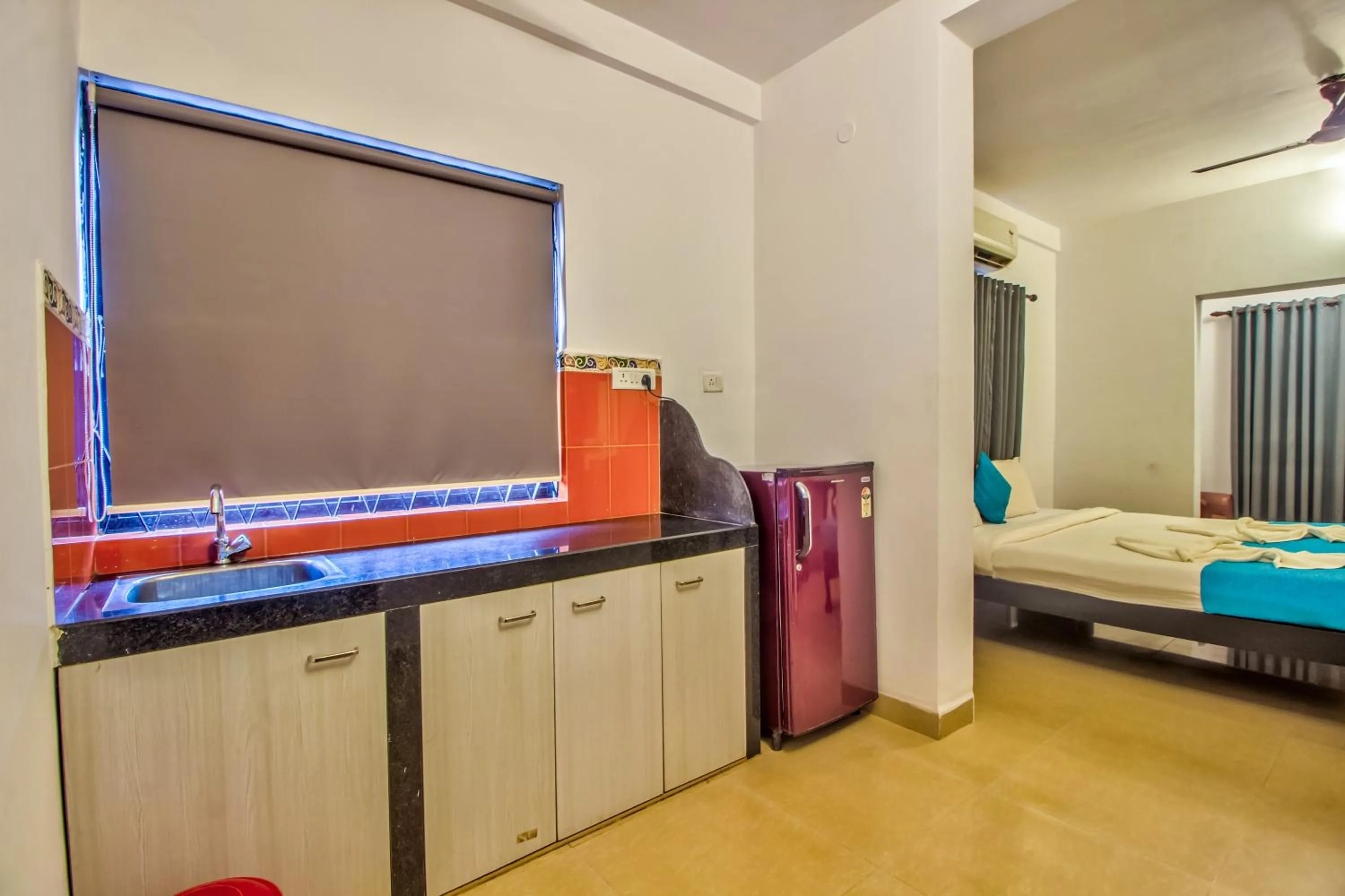 Kitchen or kitchenette, Bed in Villa Verediana