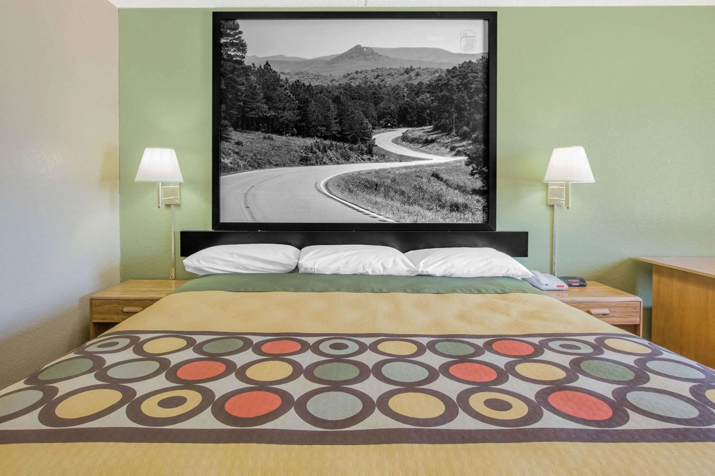 Photo of the whole room in Super 8 by Wyndham Clarksville AR