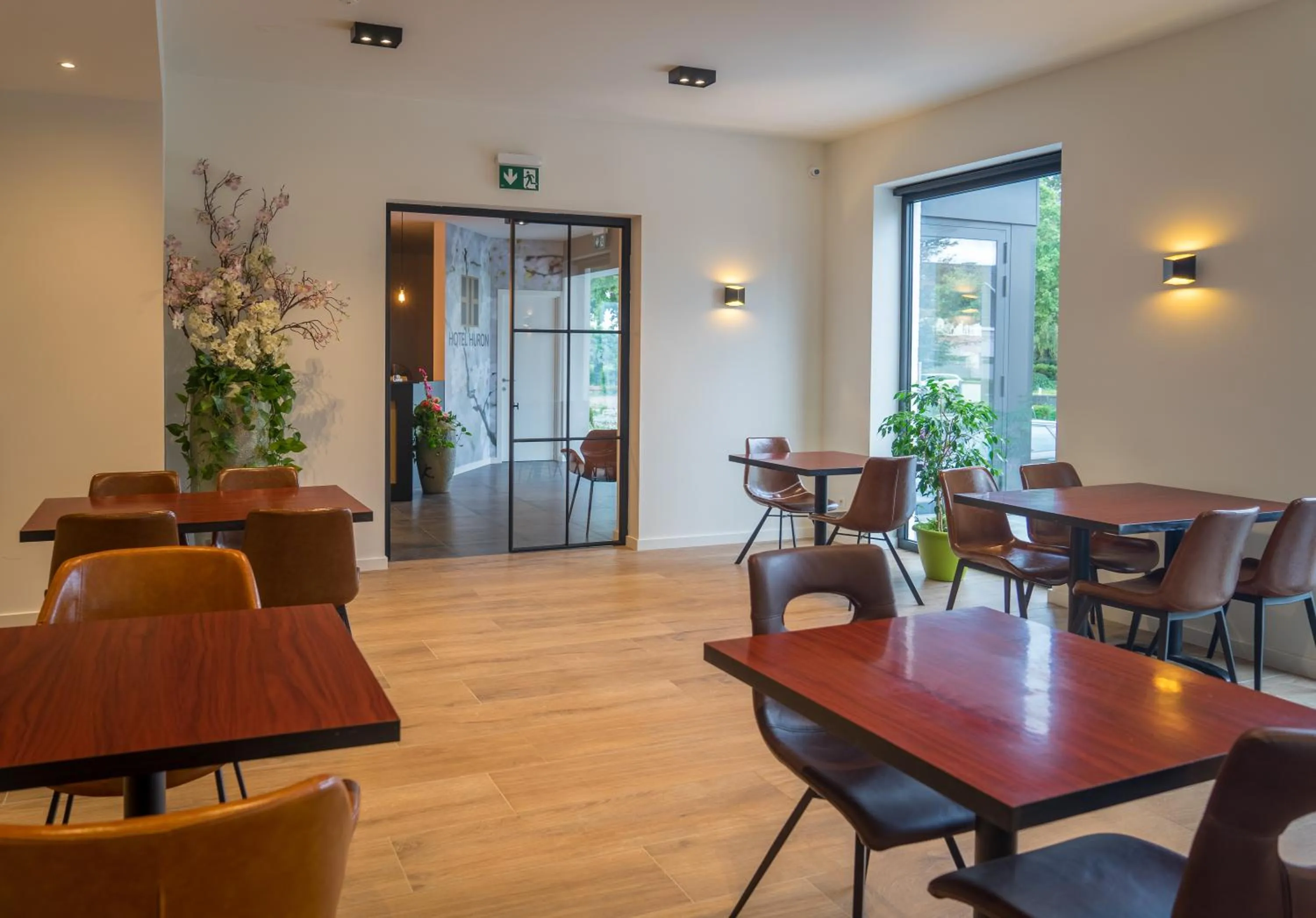 Continental breakfast in Hotel Huron