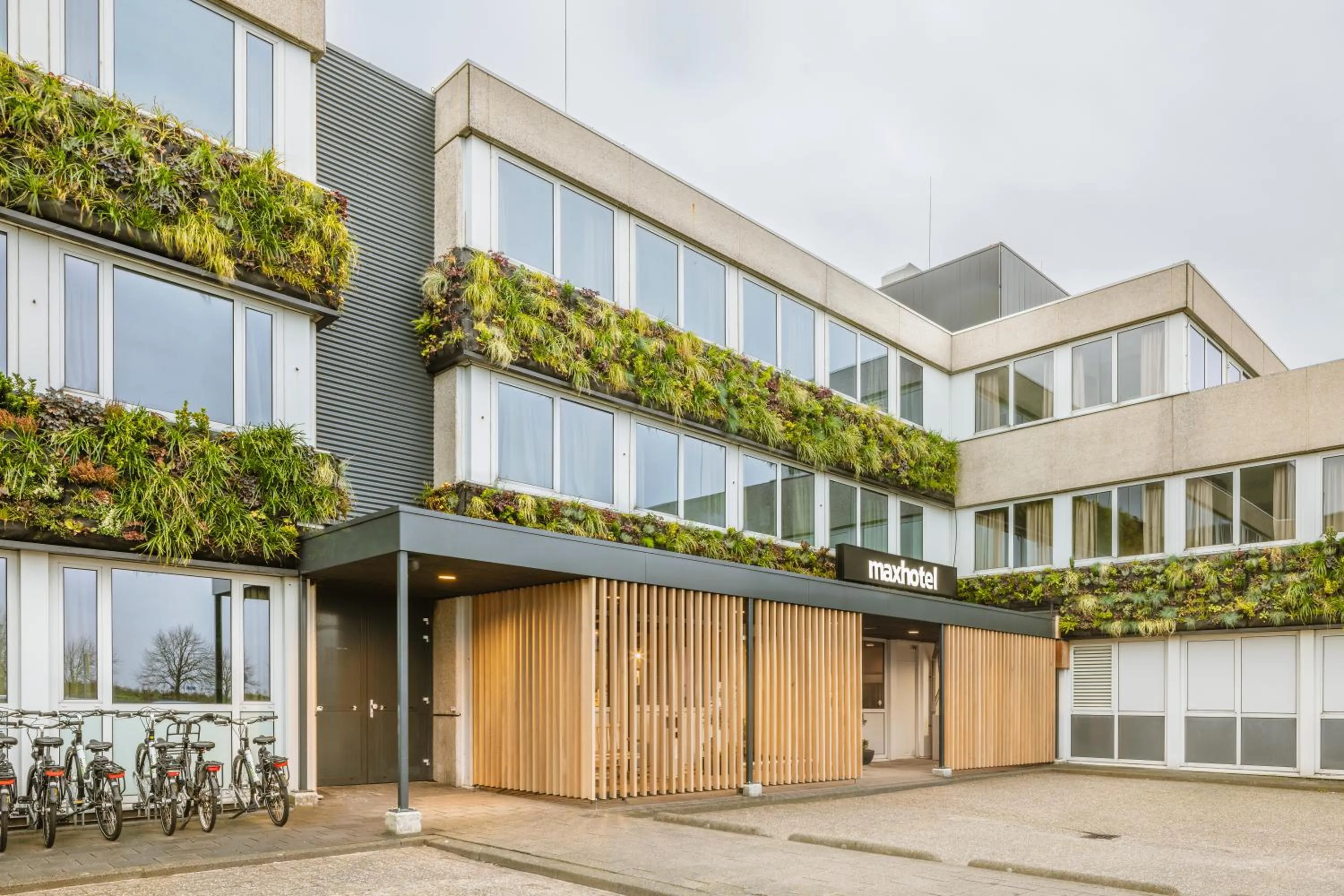 Facade/entrance in Maxhotel Amsterdam Airport Schiphol - Recently Renovated