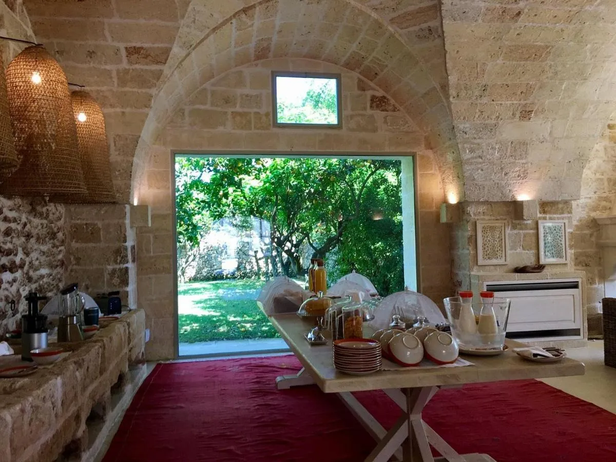 Buffet breakfast in Masseria Trapana
