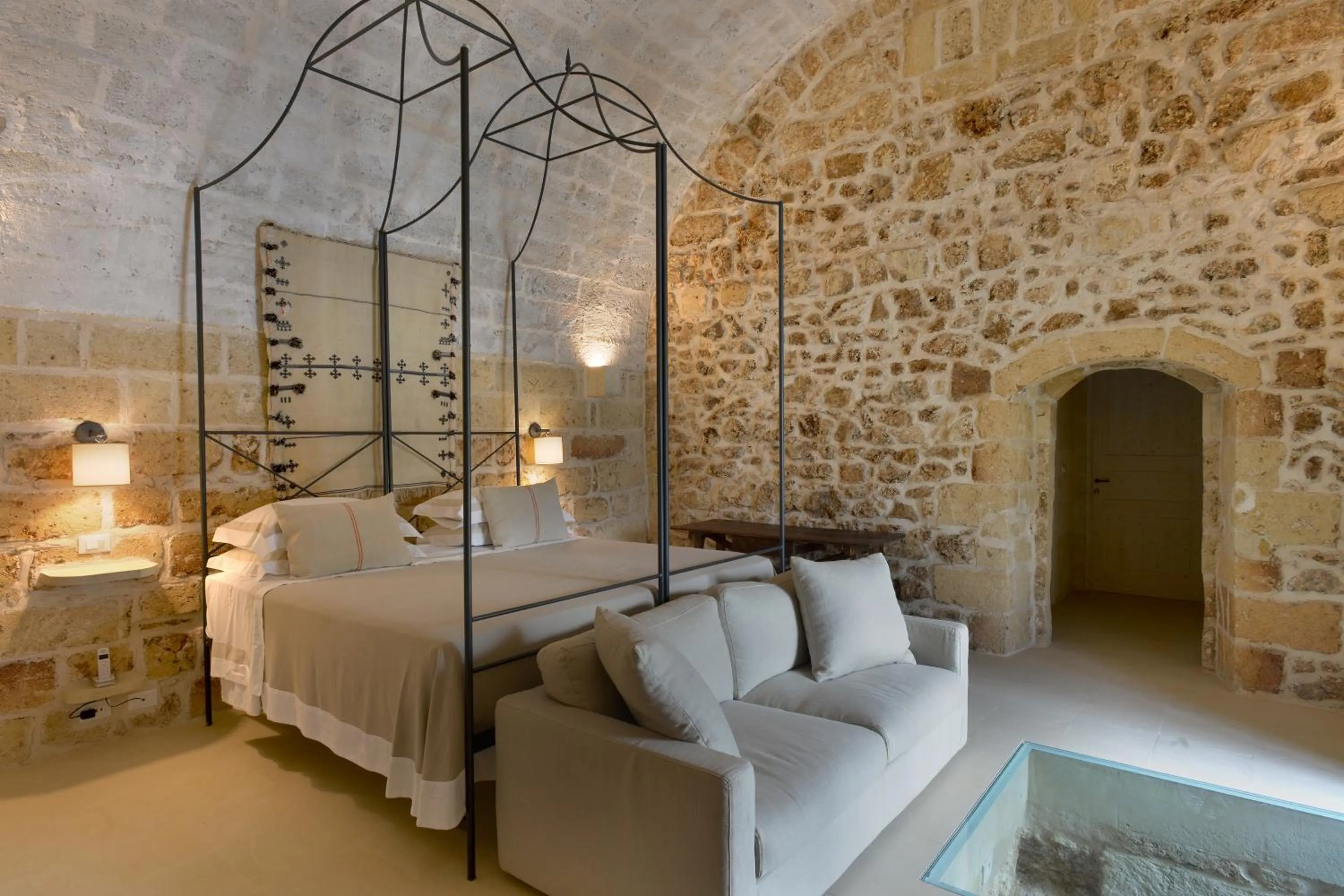 Bed in Masseria Trapana