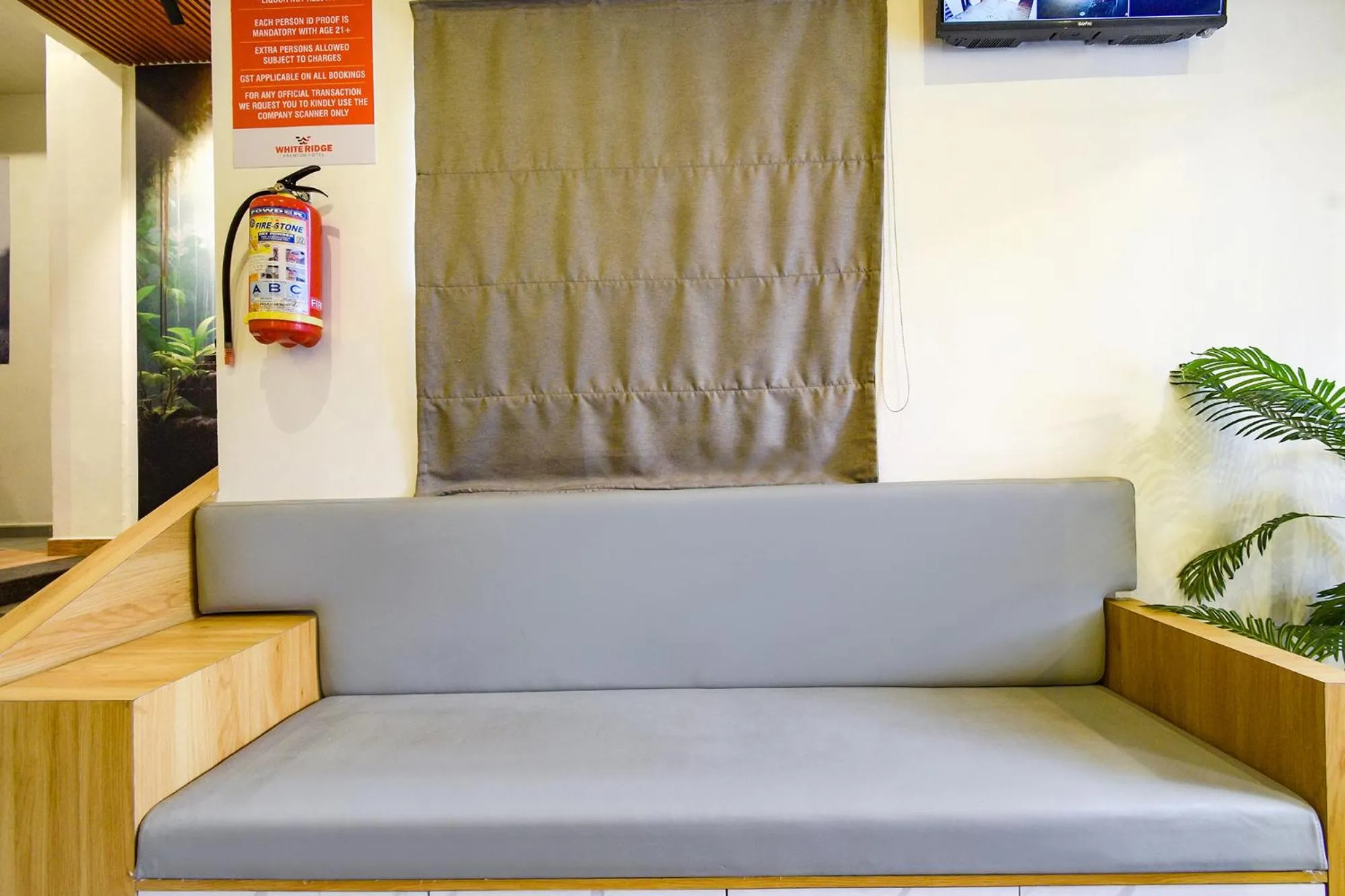 Seating area in FabHotel White Ridge-SIa Life Hospital, Kondapur
