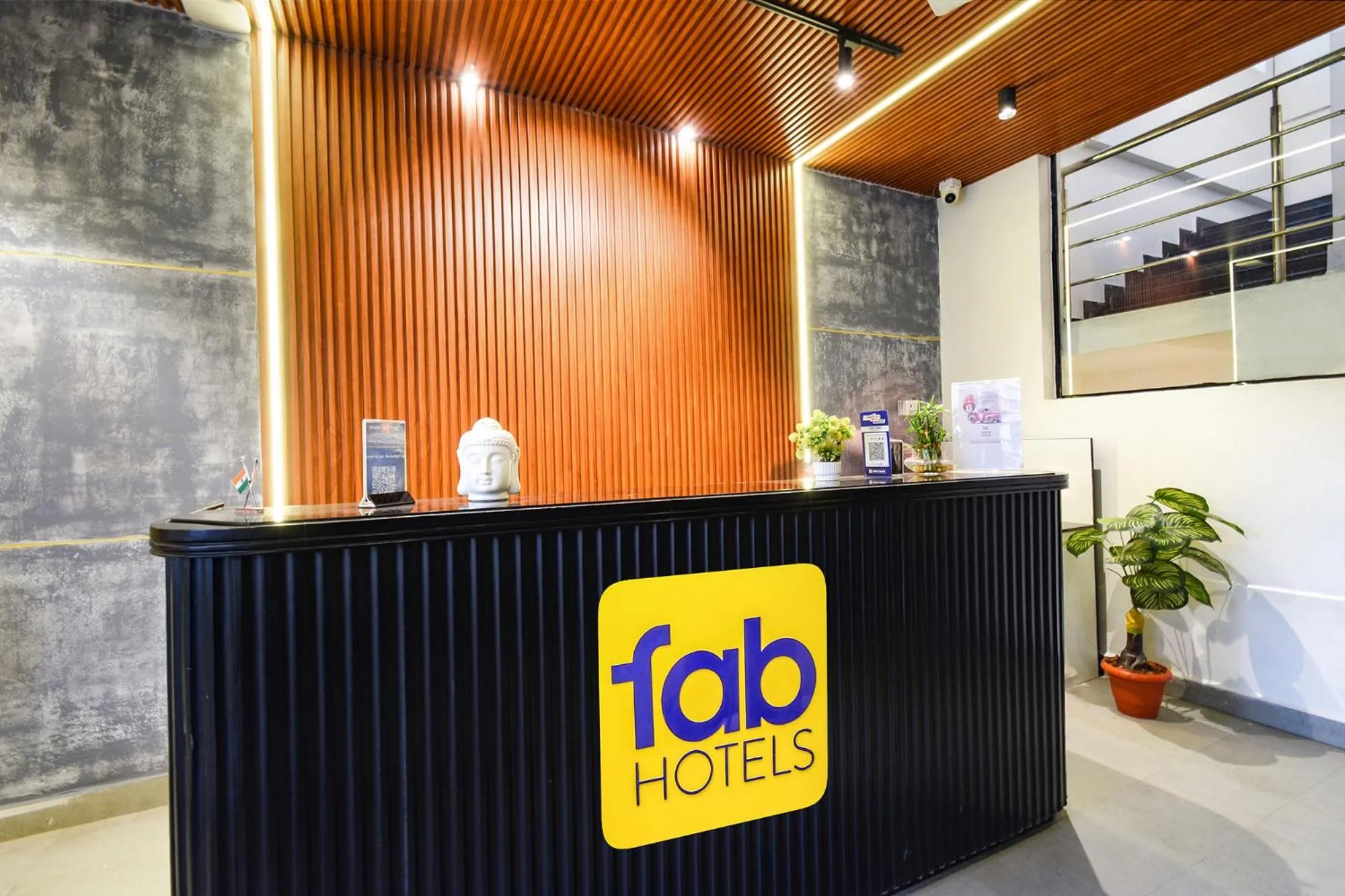 Lobby or reception in FabHotel White Ridge-SIa Life Hospital, Kondapur