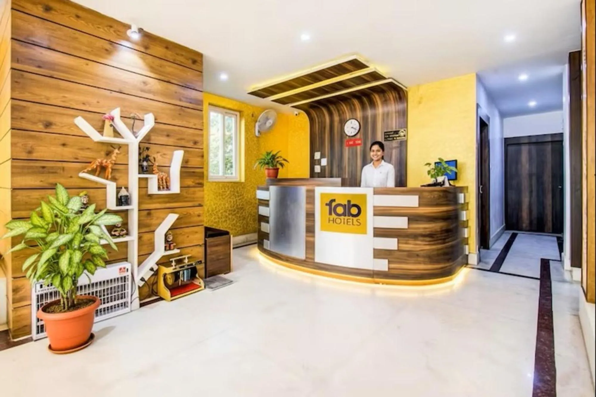 Lobby or reception in FabHotel Grand Sheela