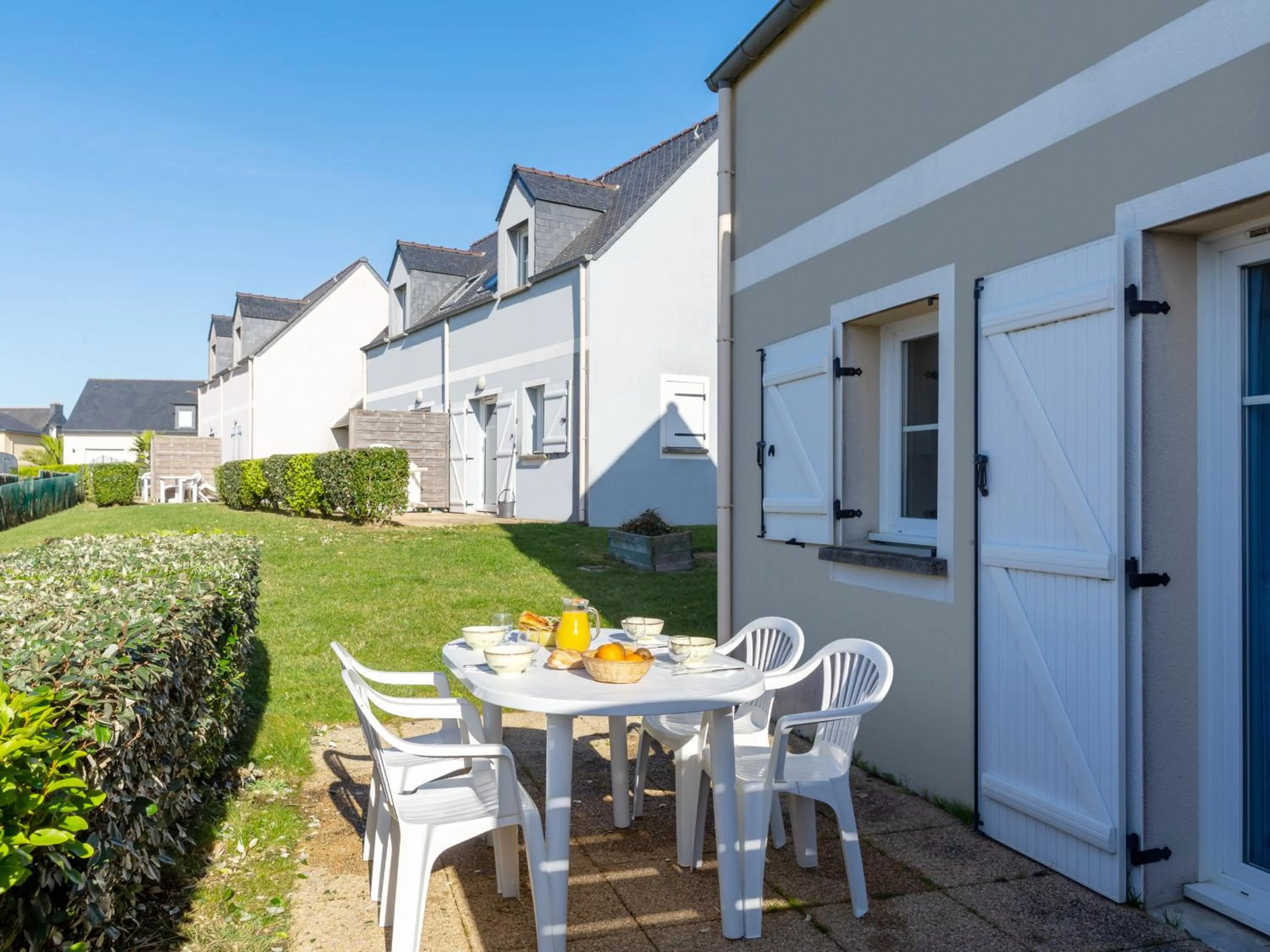 Patio in Vacancéole - Résidence Les Terrasses de Pentrez-Plage