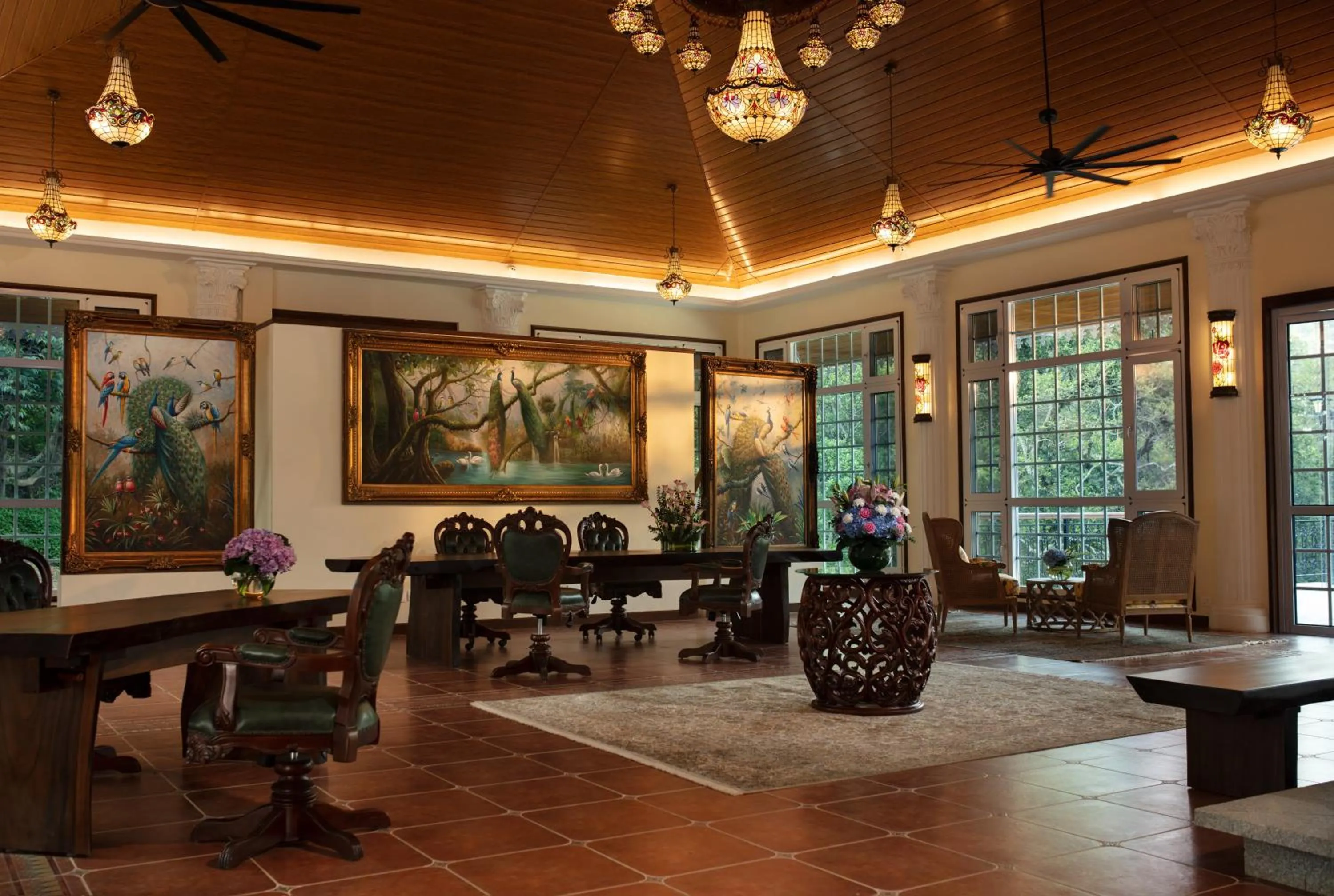 Lobby or reception in Coorg Wilderness Resort & Spa