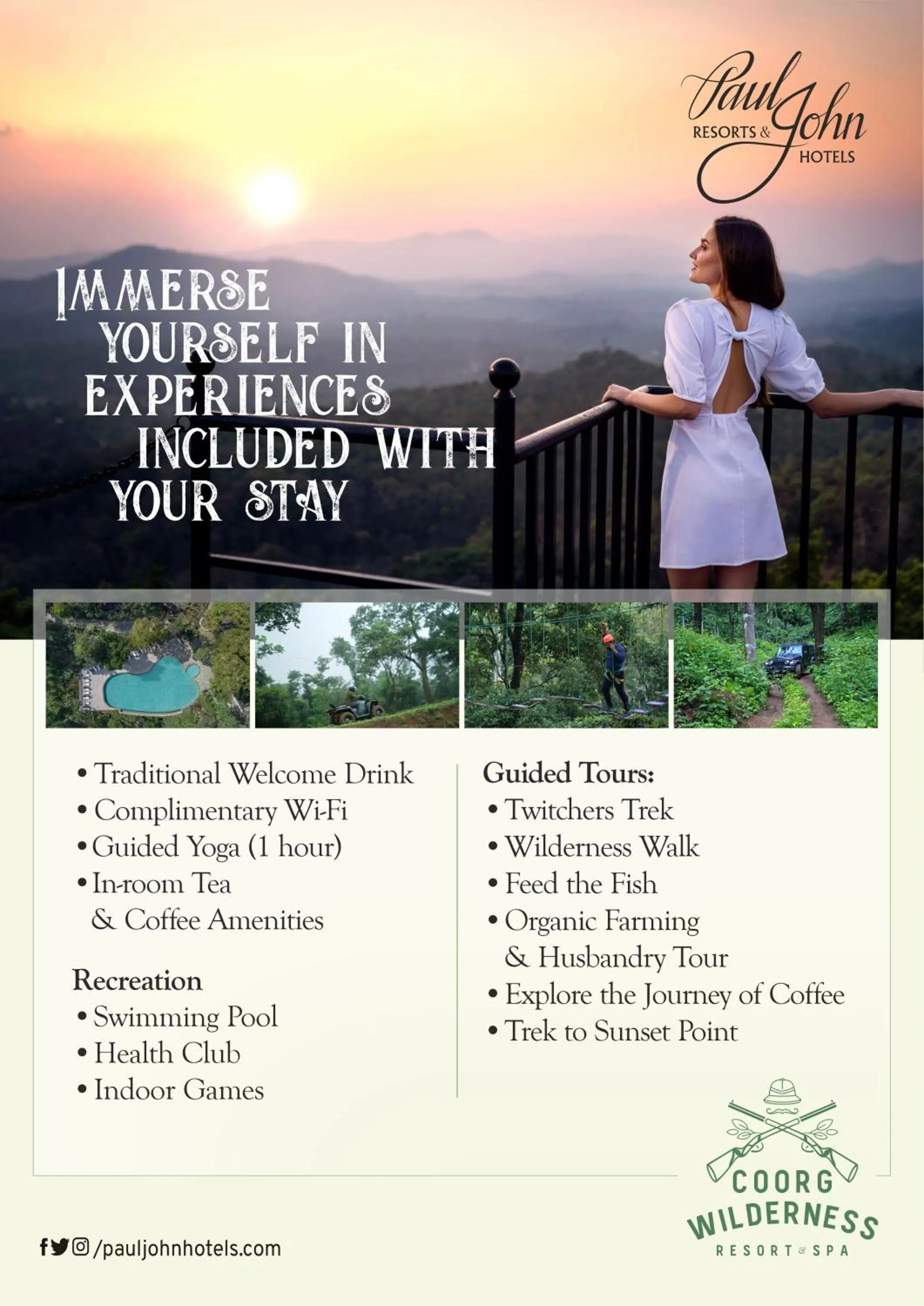 Activities in Coorg Wilderness Resort & Spa