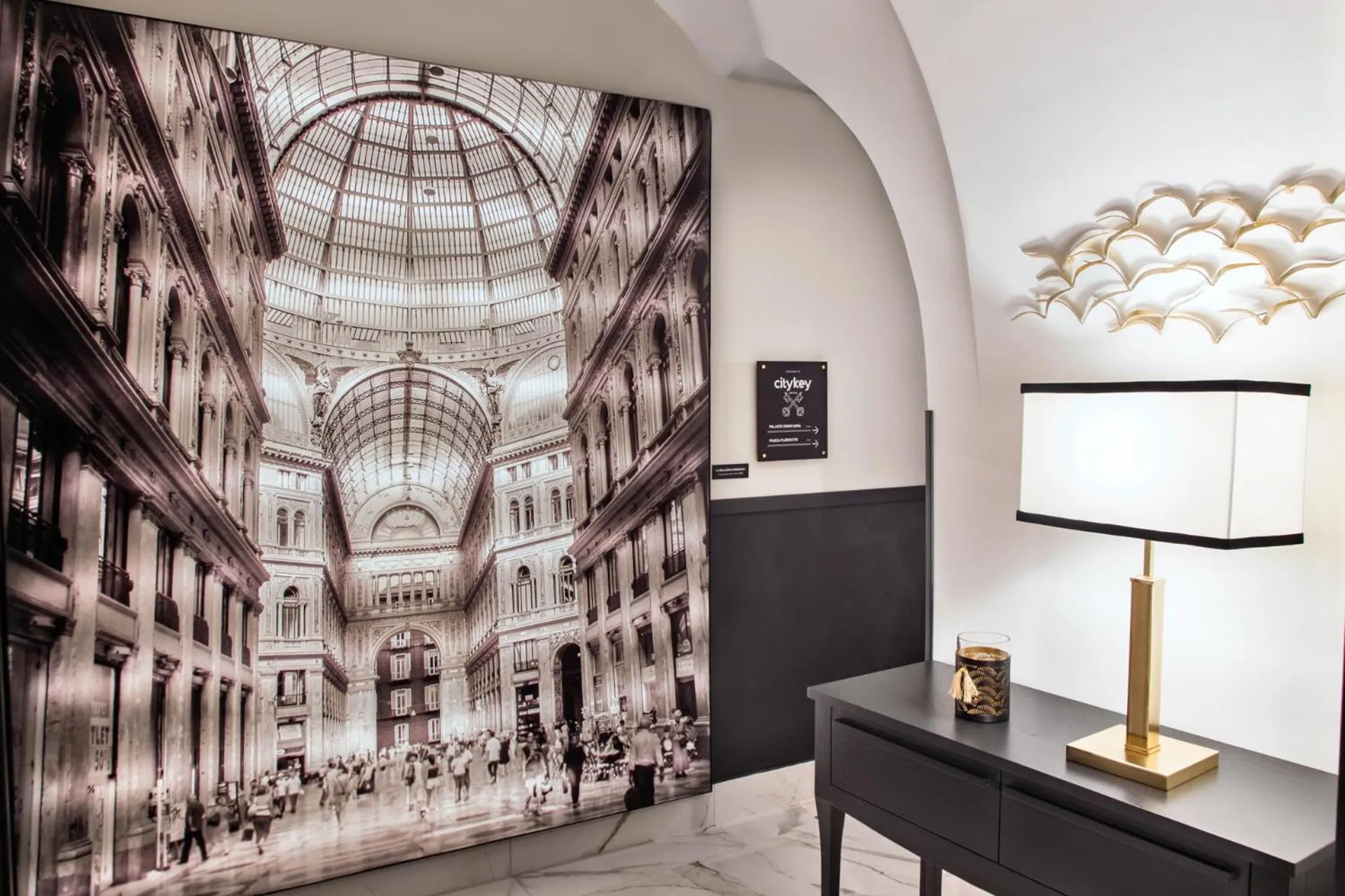 Lobby or reception in Citykey Napoli - Bed & Breakfast