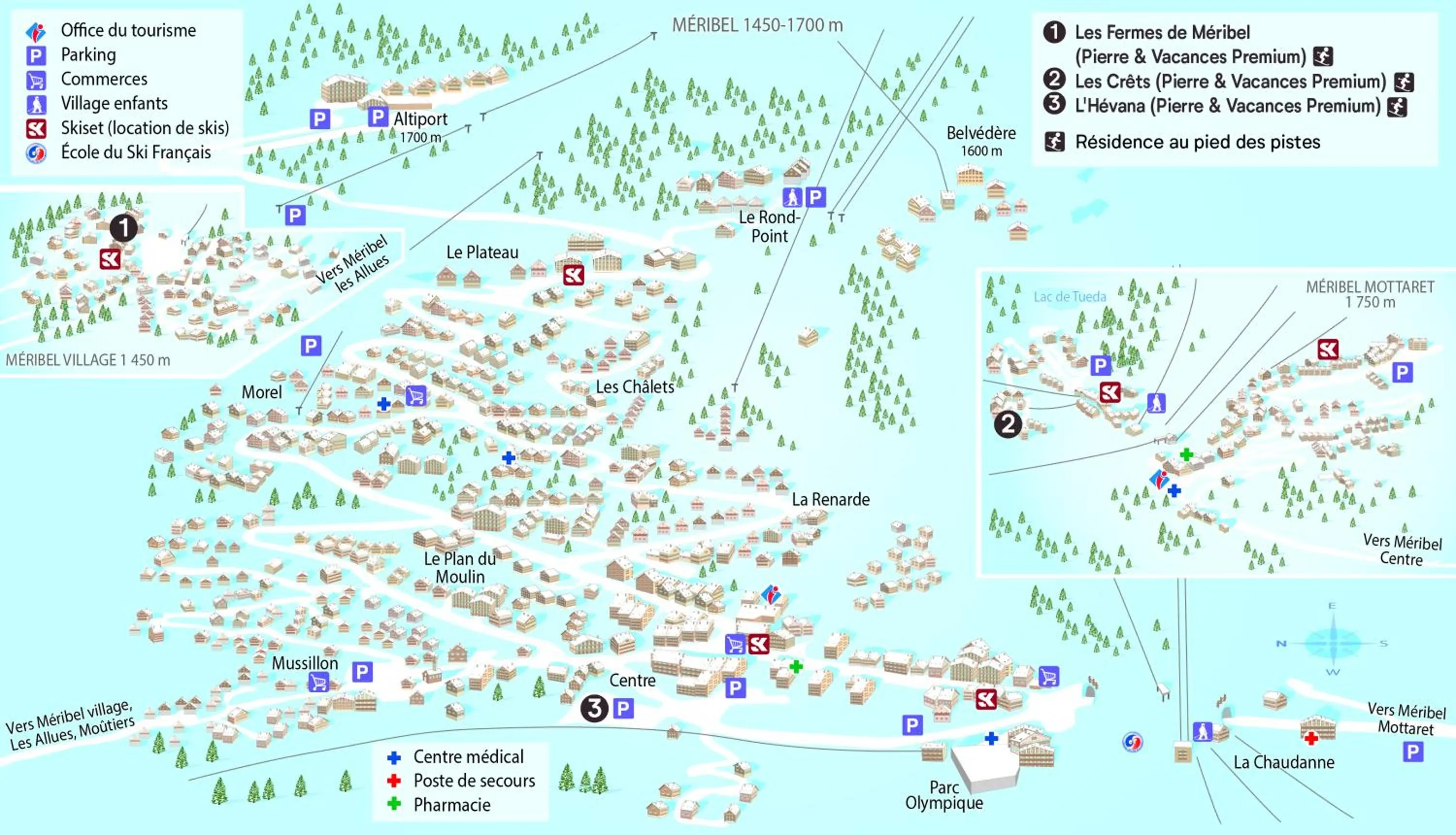 Bird's eye view in Résidence Pierre & Vacances Premium L'Hévana