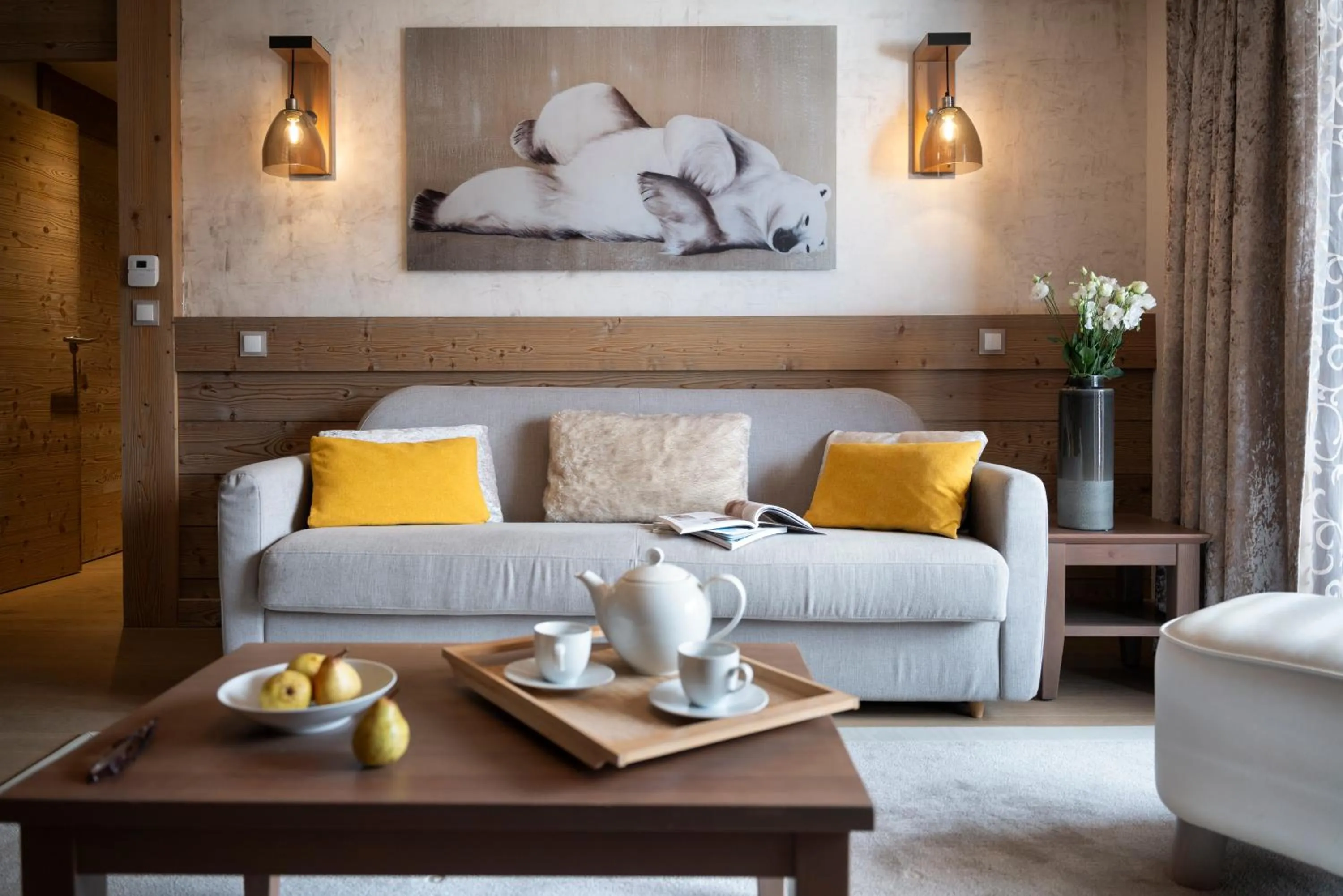 Living room in Résidence Pierre & Vacances Premium L'Hévana