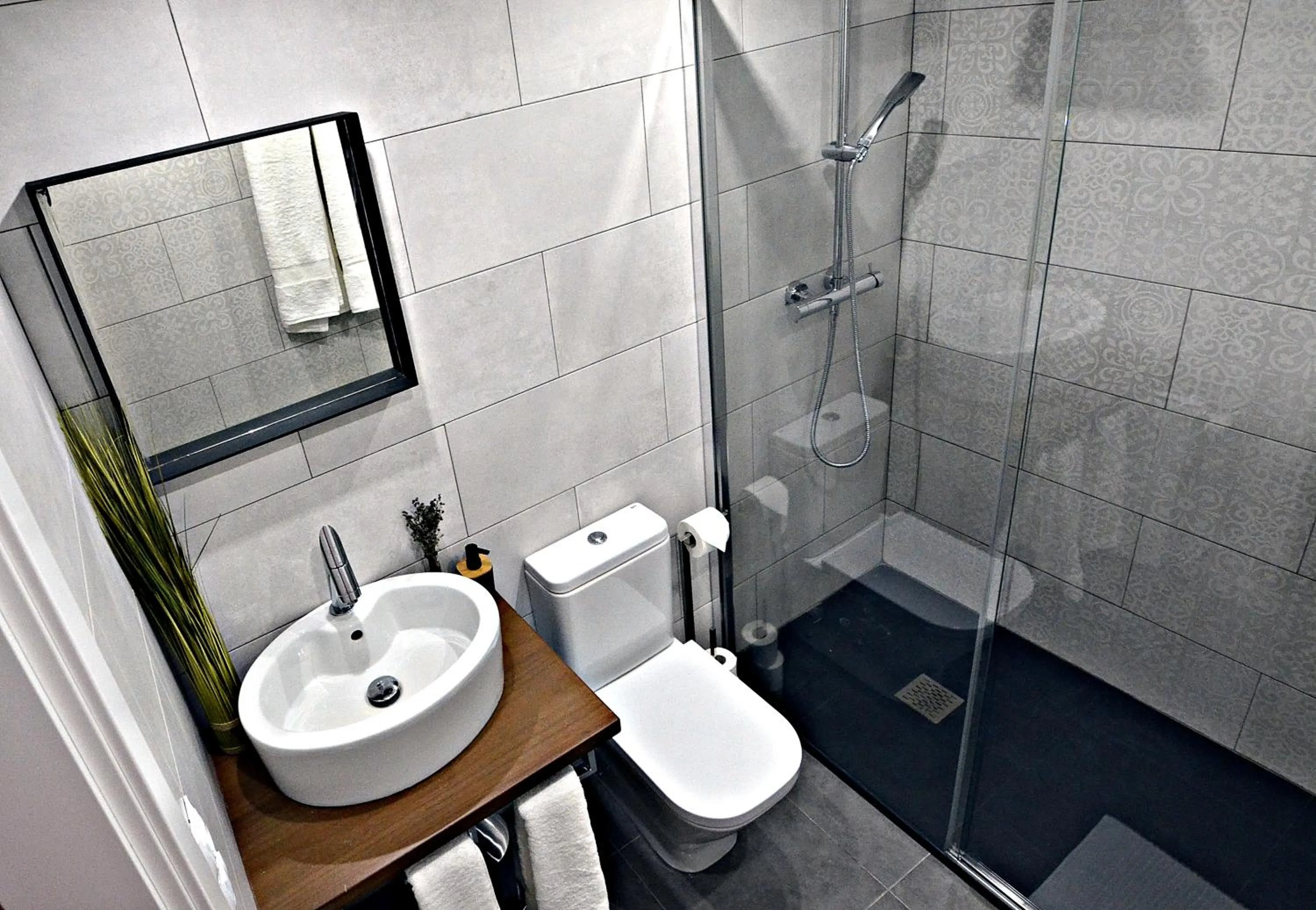 Bathroom in Cal Roig Hotel Rural