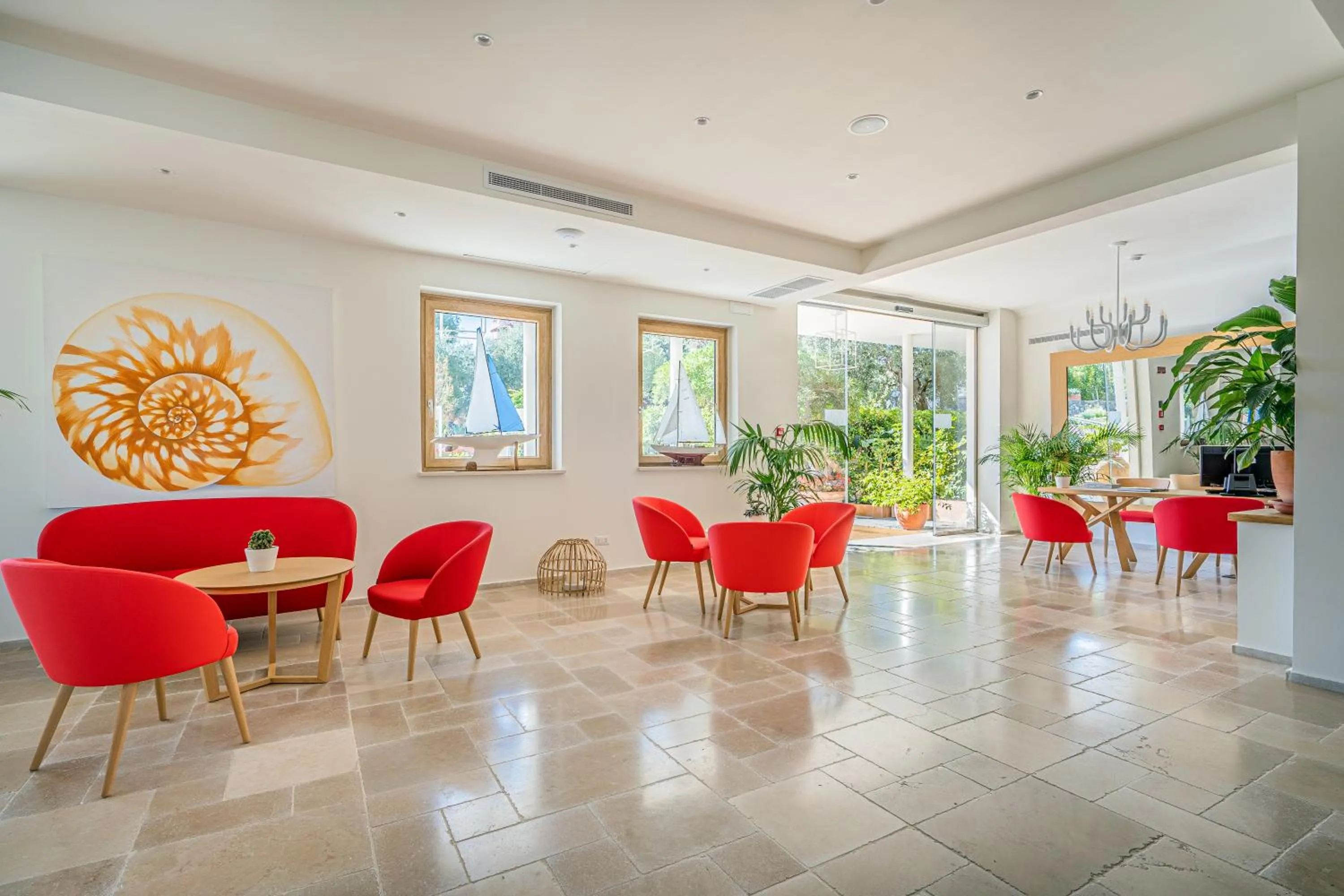Lobby or reception in Maison Montechiaro