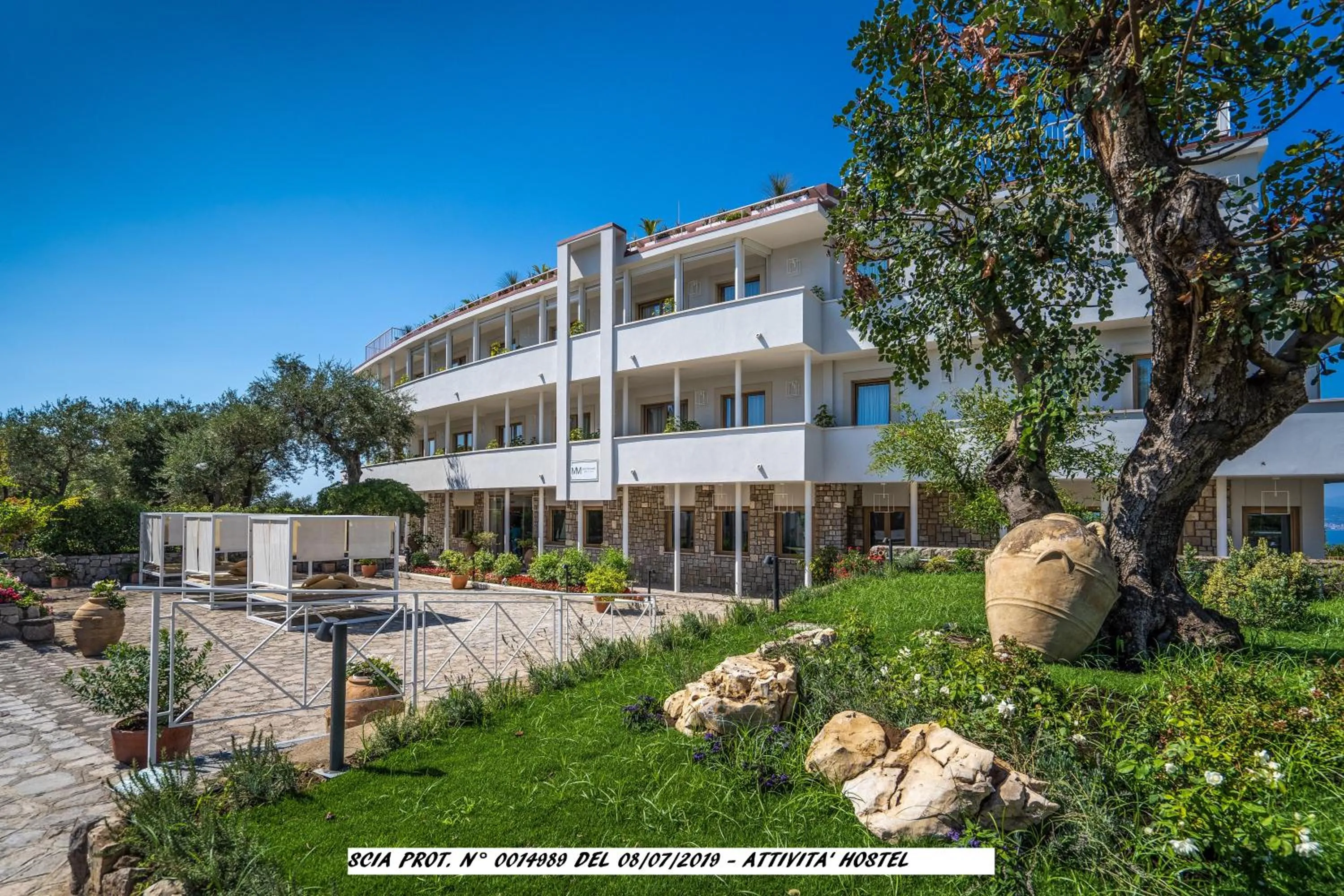 Facade/entrance in Maison Montechiaro
