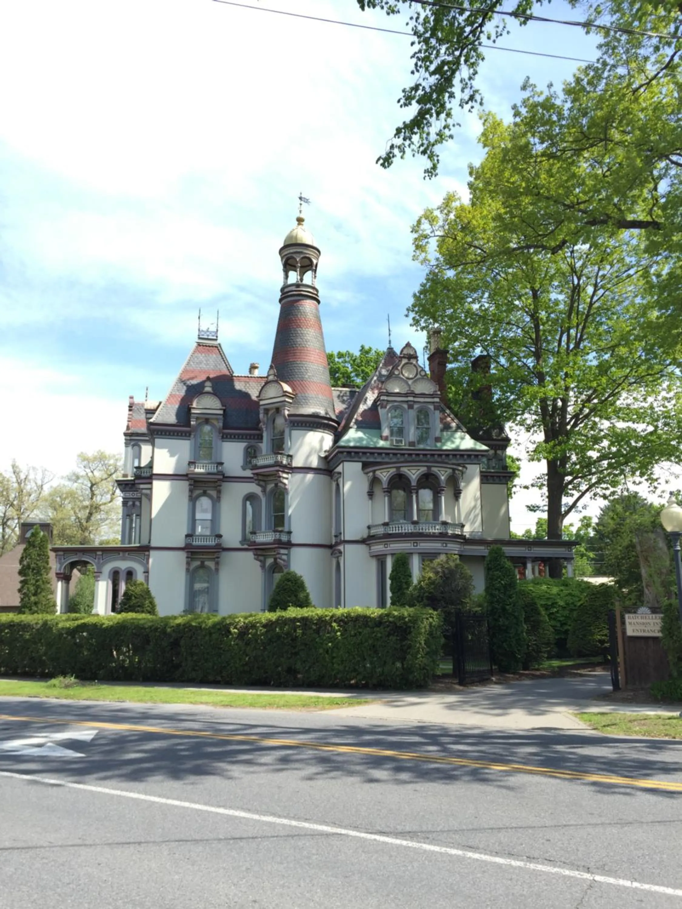 Property building in Batcheller Mansion Inn