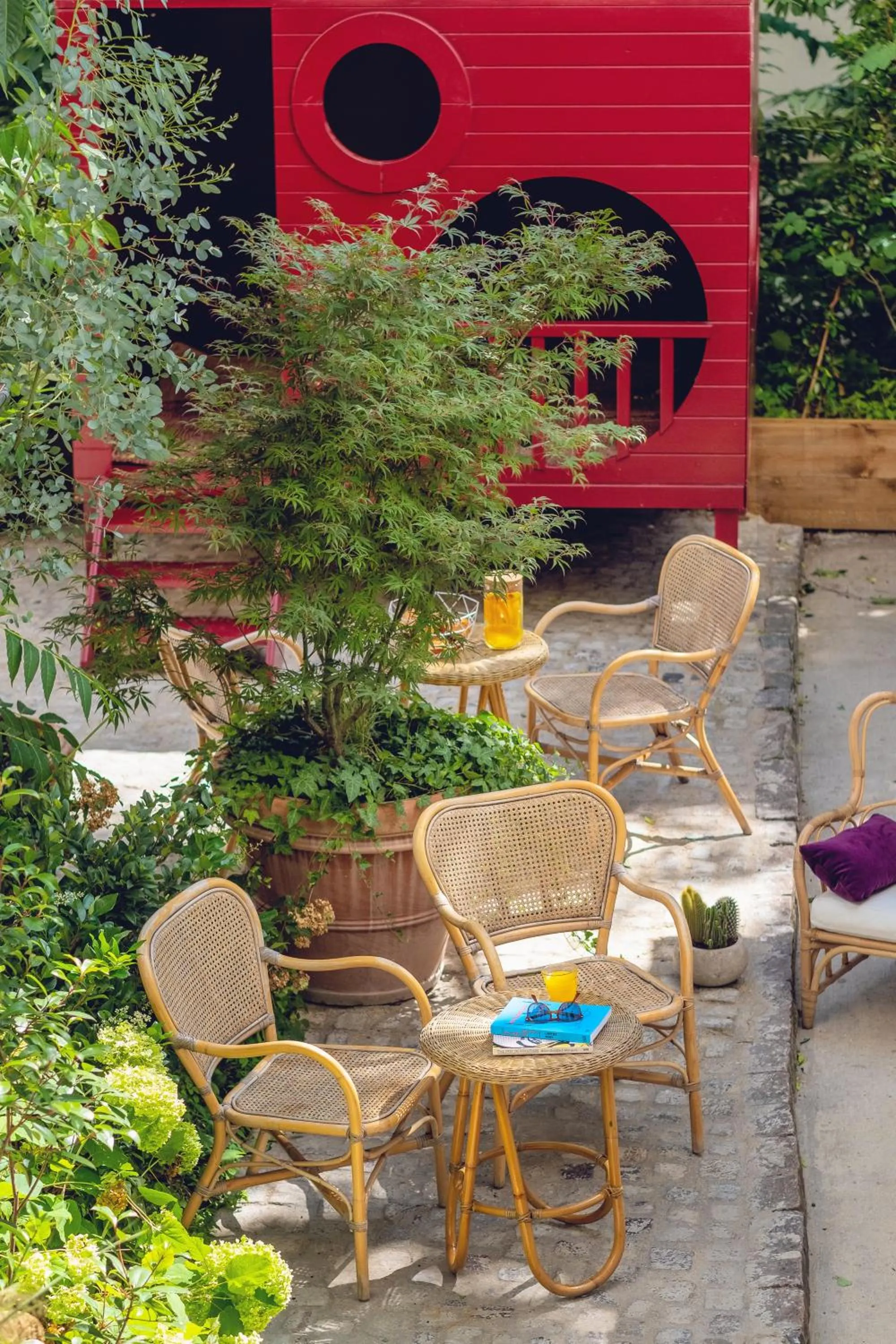 Patio in ibis Styles Paris Nation Cours de Vincennes