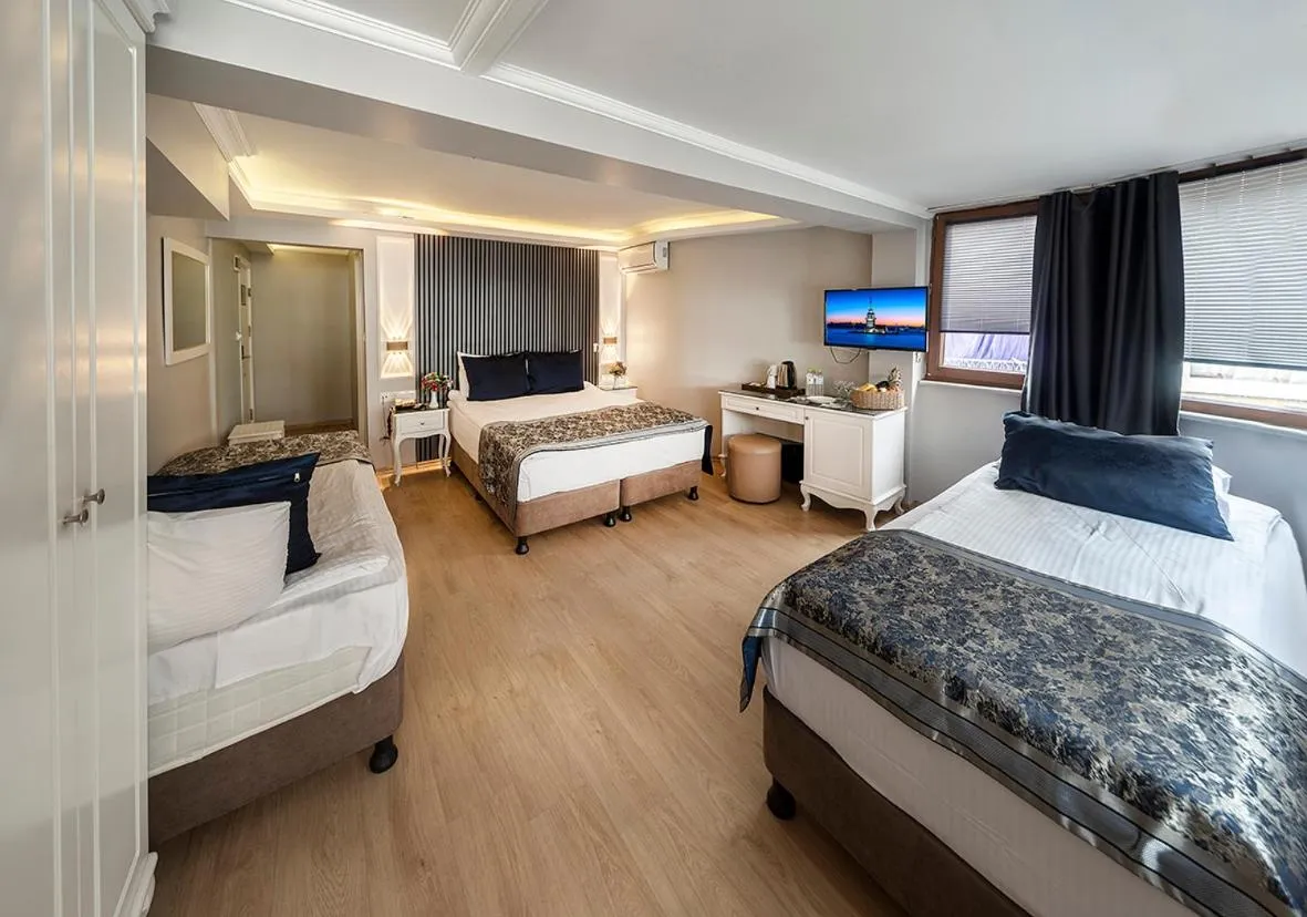 Photo of the whole room, Bed in Beyazit Palace Hotel