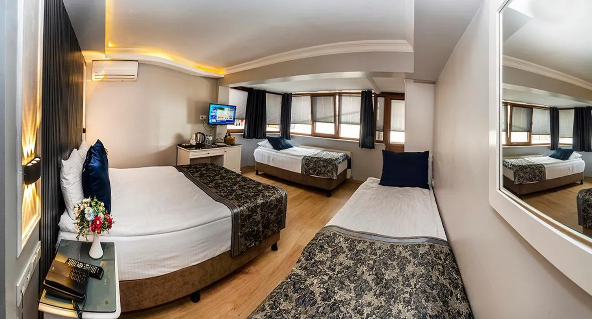 Photo of the whole room, Bed in Beyazit Palace Hotel