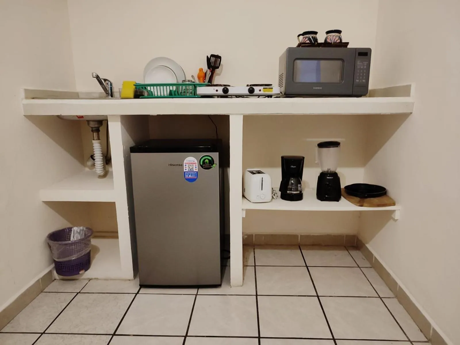 Kitchen or kitchenette in Hotel Tropicus Boutique