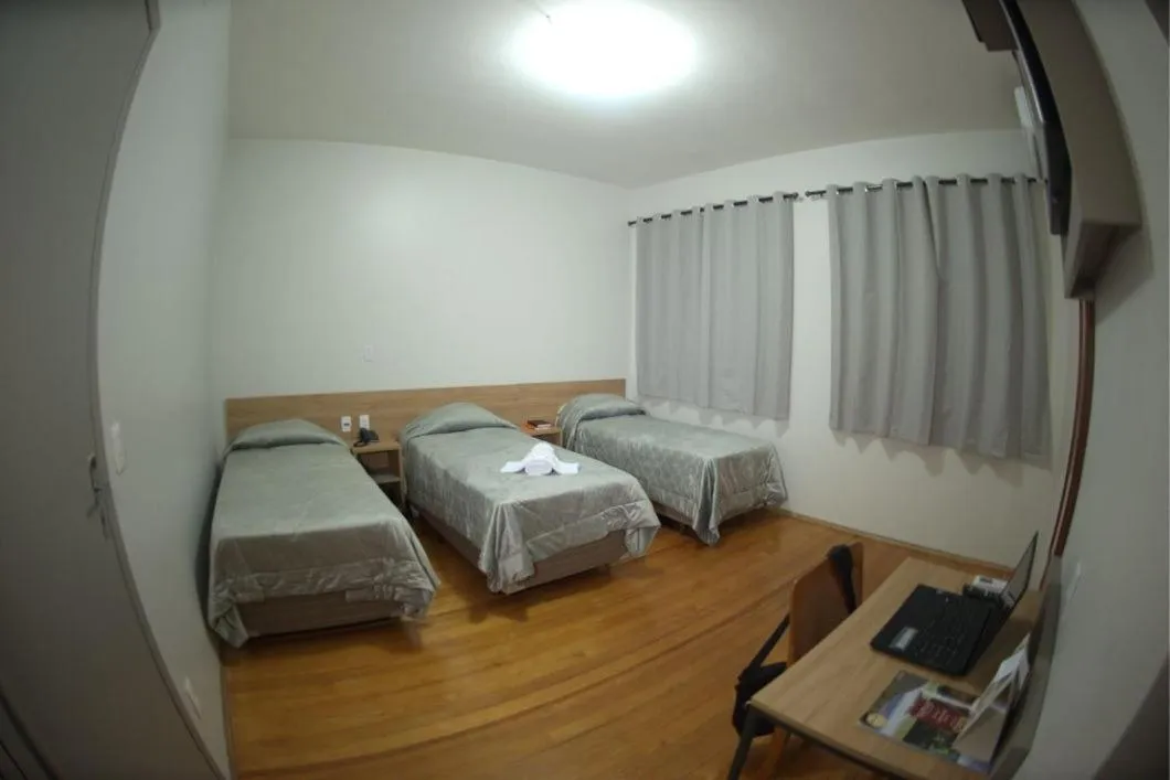 Bed in Hotel Dom Rafael Business