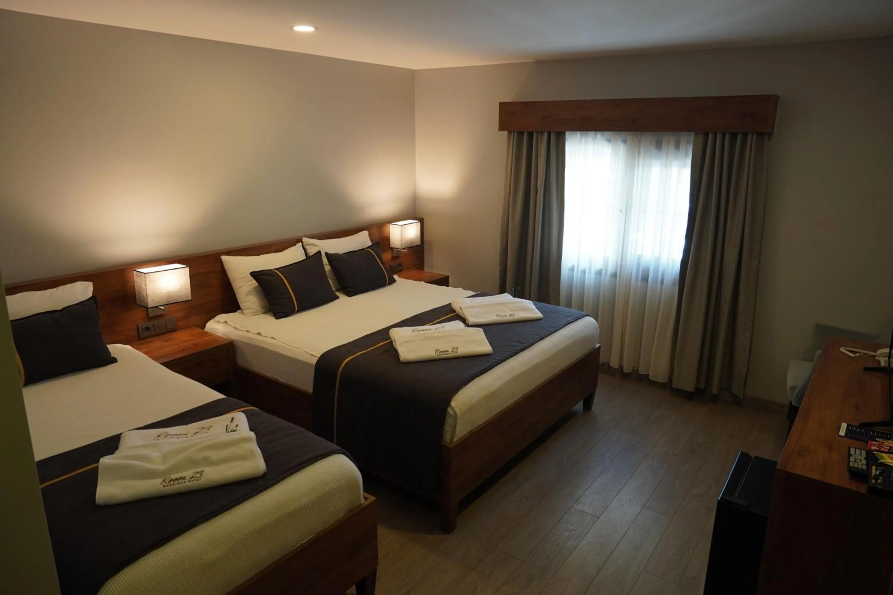 Bed in Room 23 Hotel