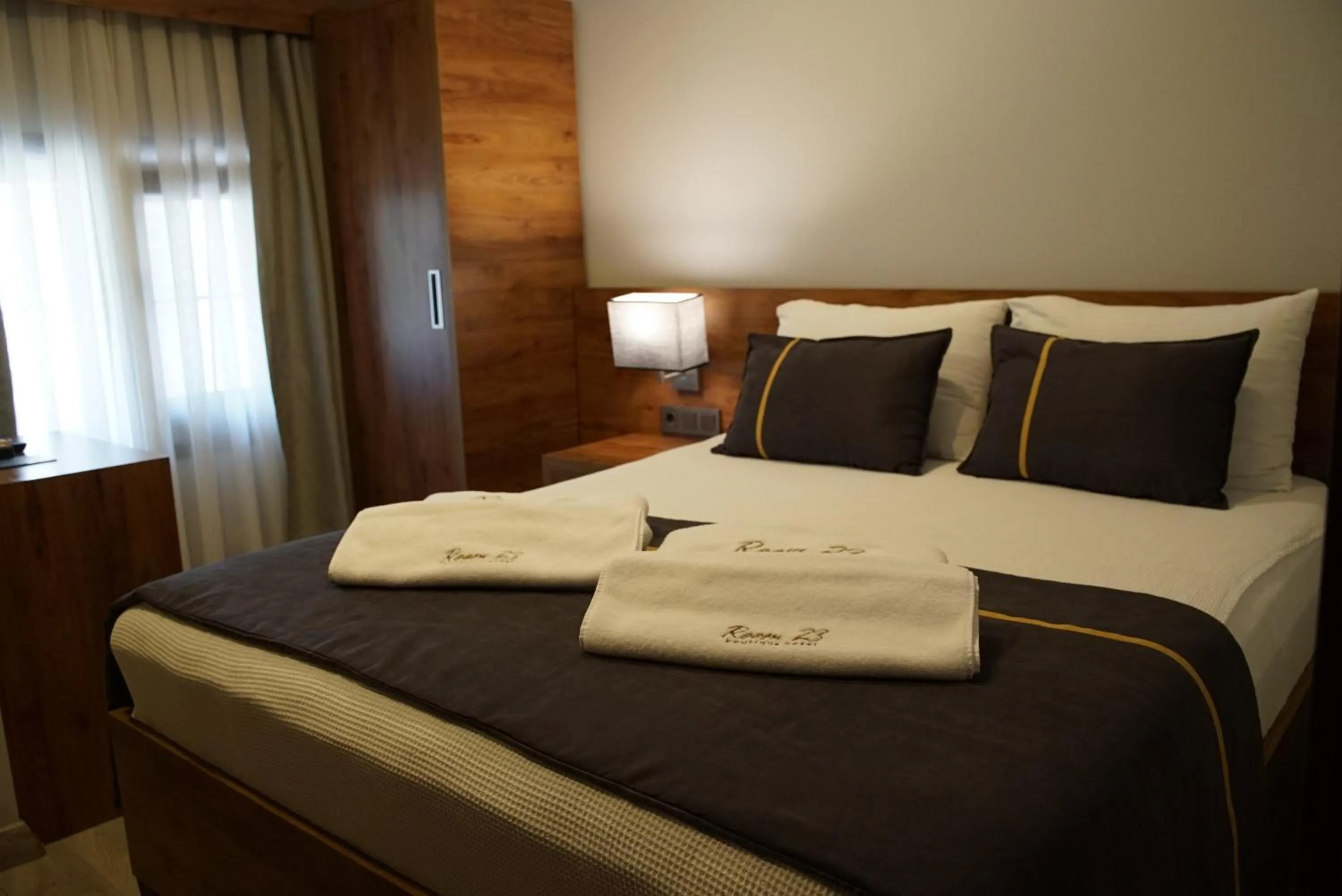 Bed in Room 23 Hotel