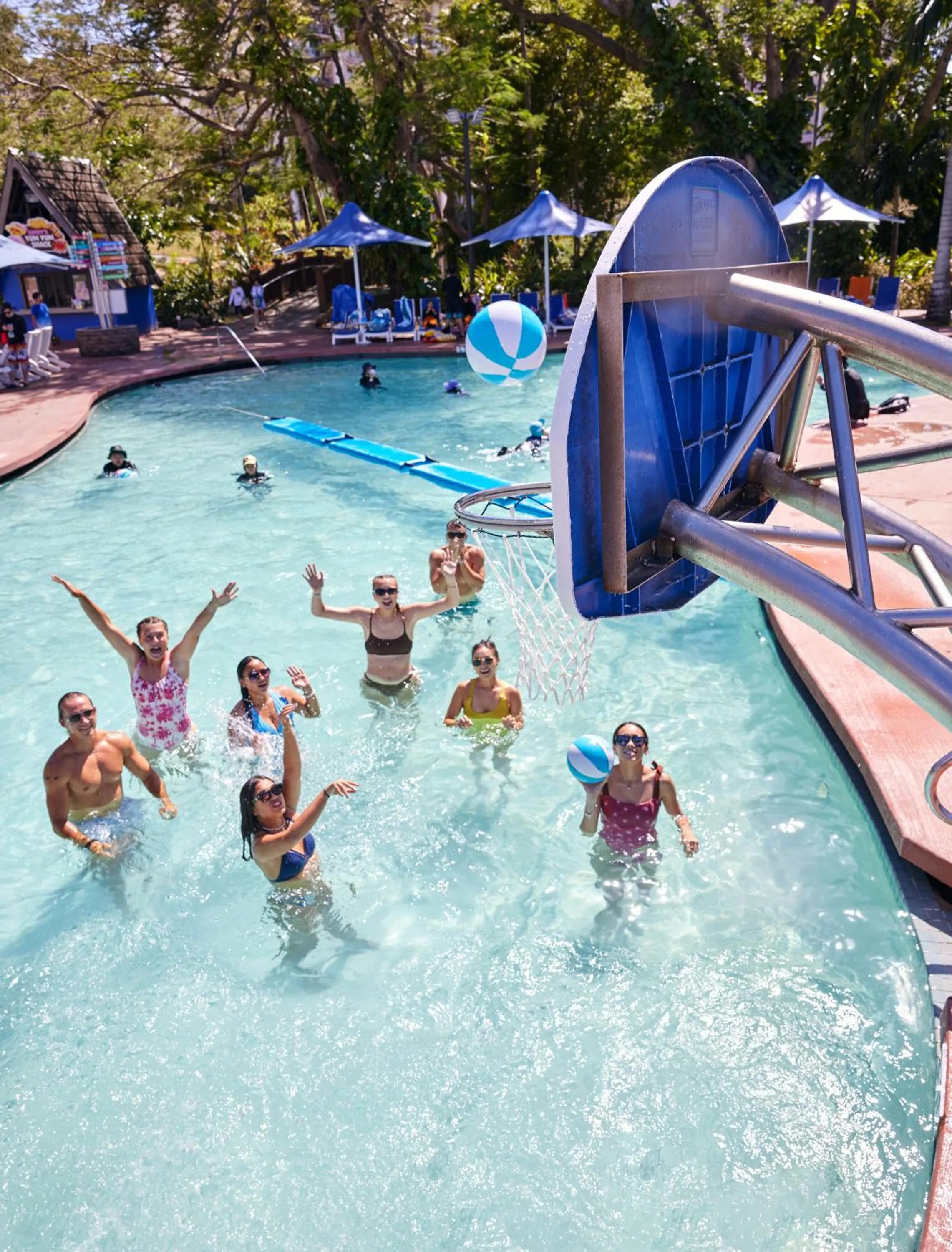 Aqua park in Pacific Islands Club Guam