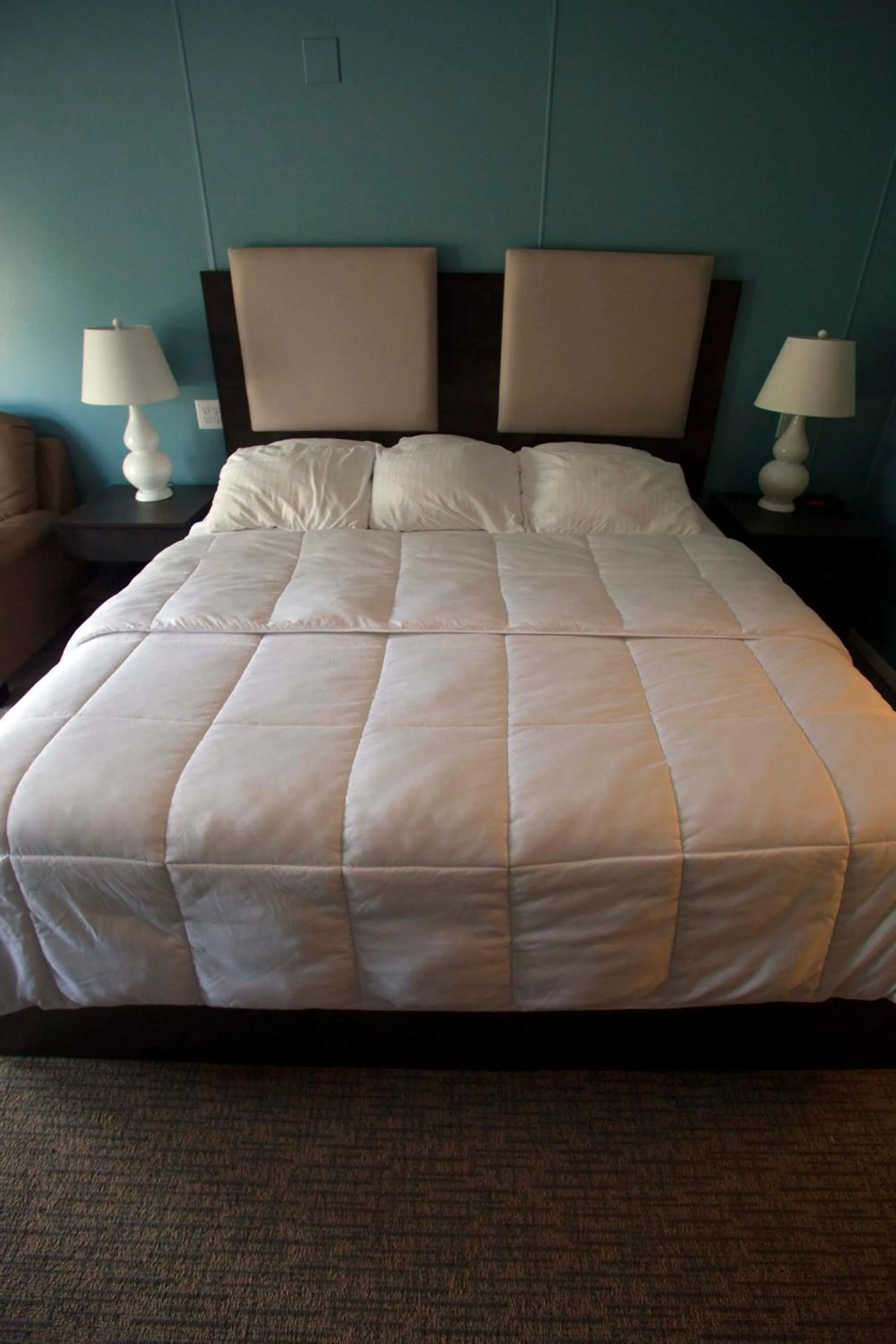 Bed in Bavarian Inn, Black Hills