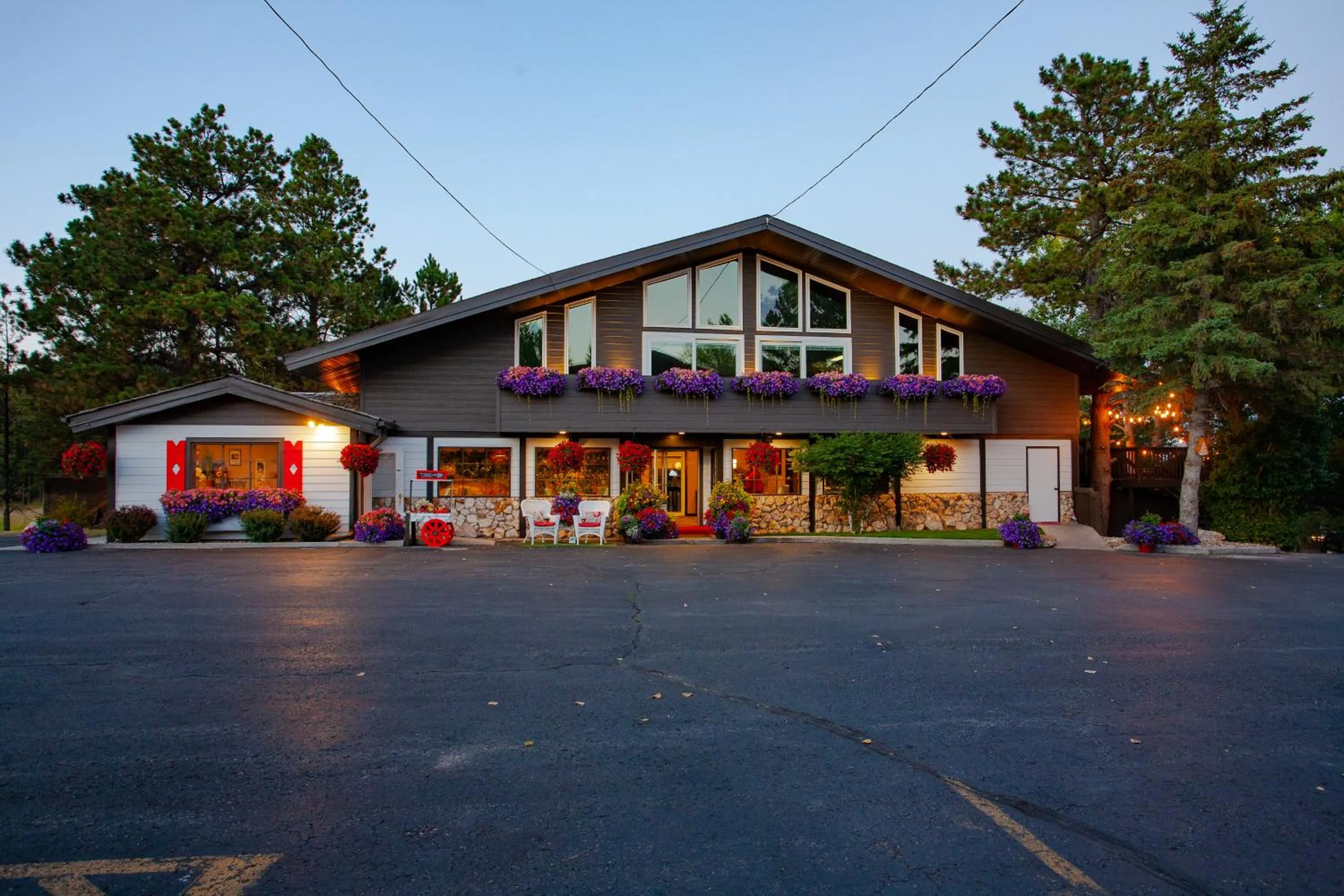 Facade/entrance in Bavarian Inn, Black Hills