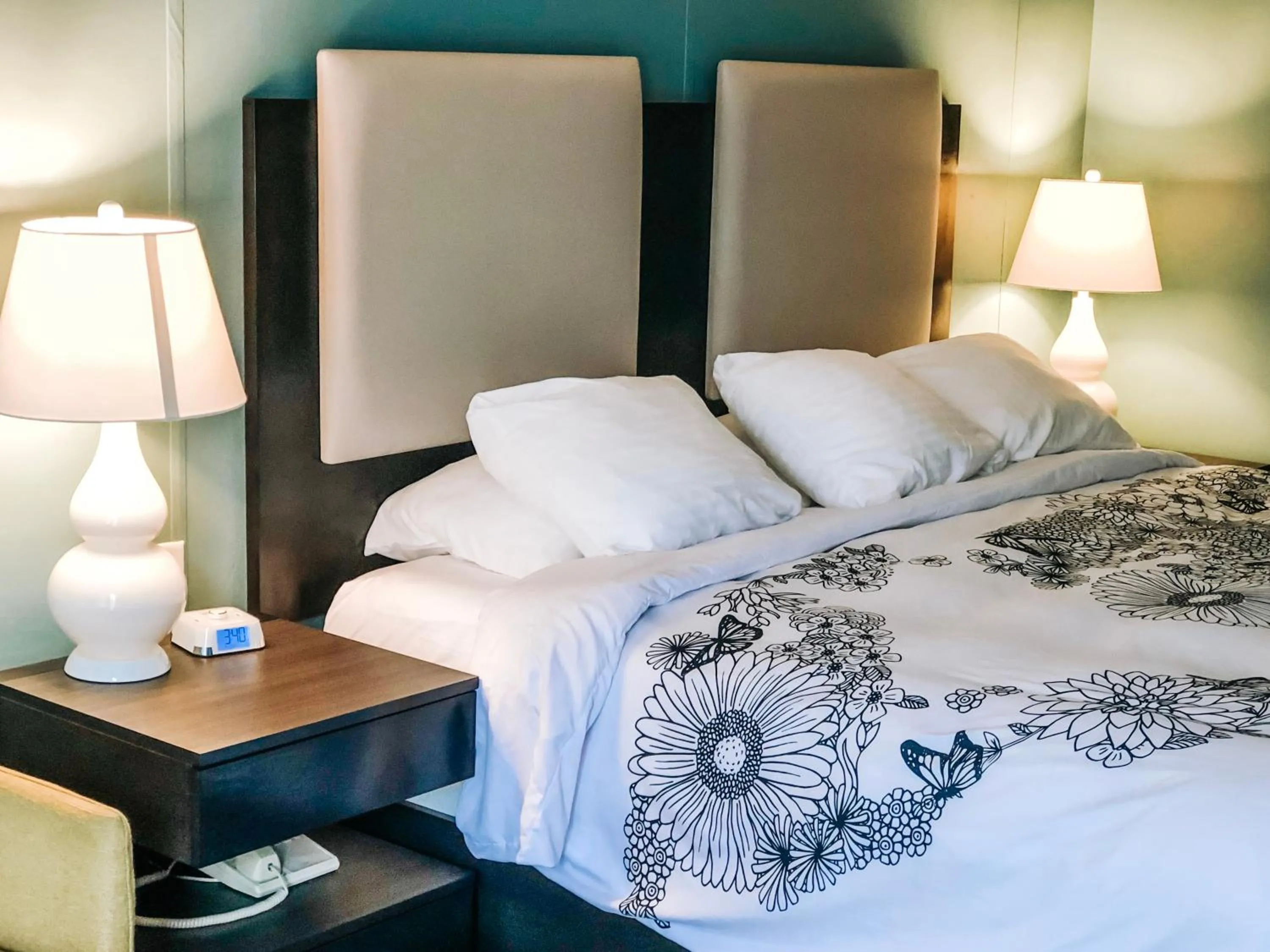 Bed in Bavarian Inn, Black Hills