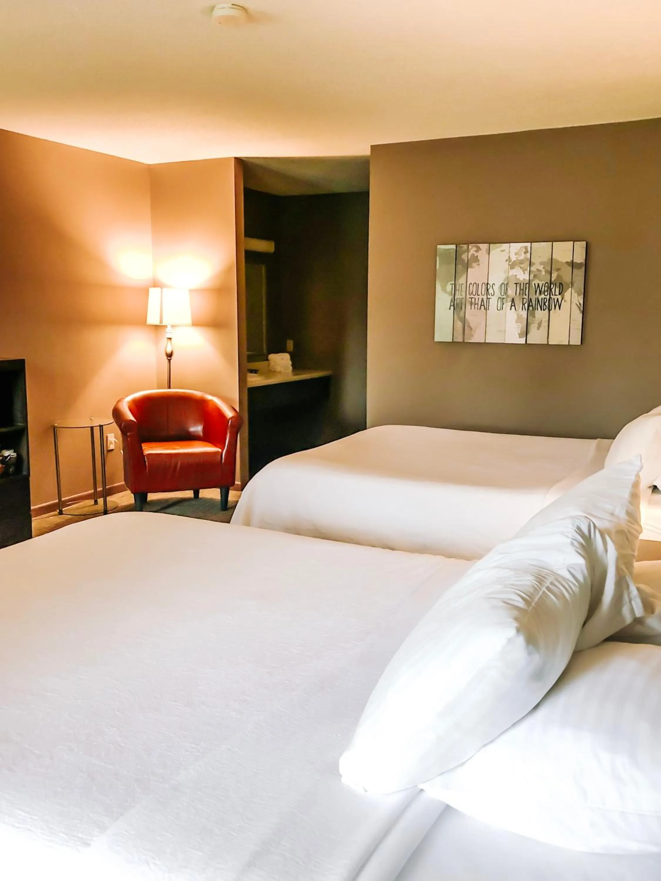 Bed in Bavarian Inn, Black Hills