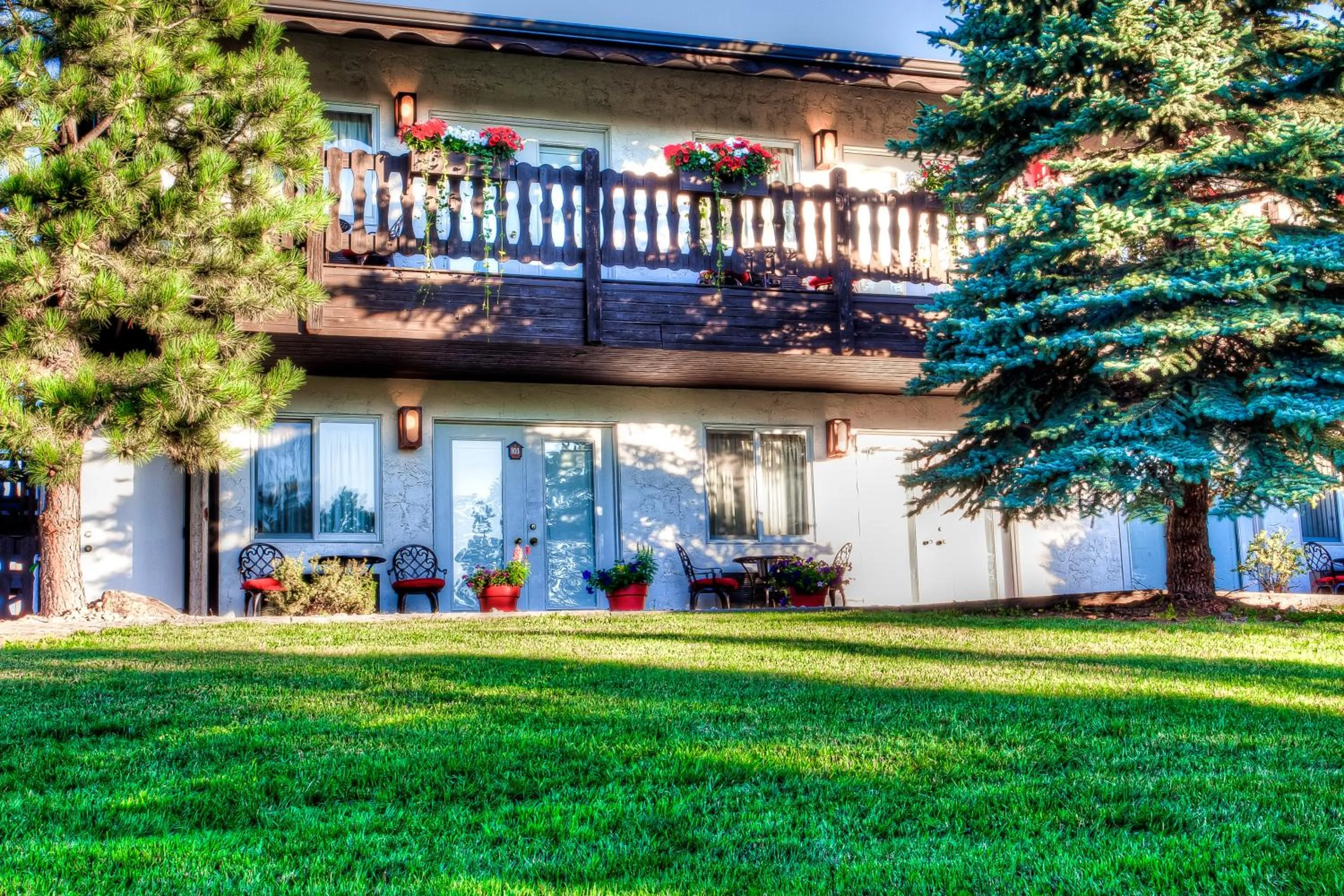 Facade/entrance in Bavarian Inn, Black Hills