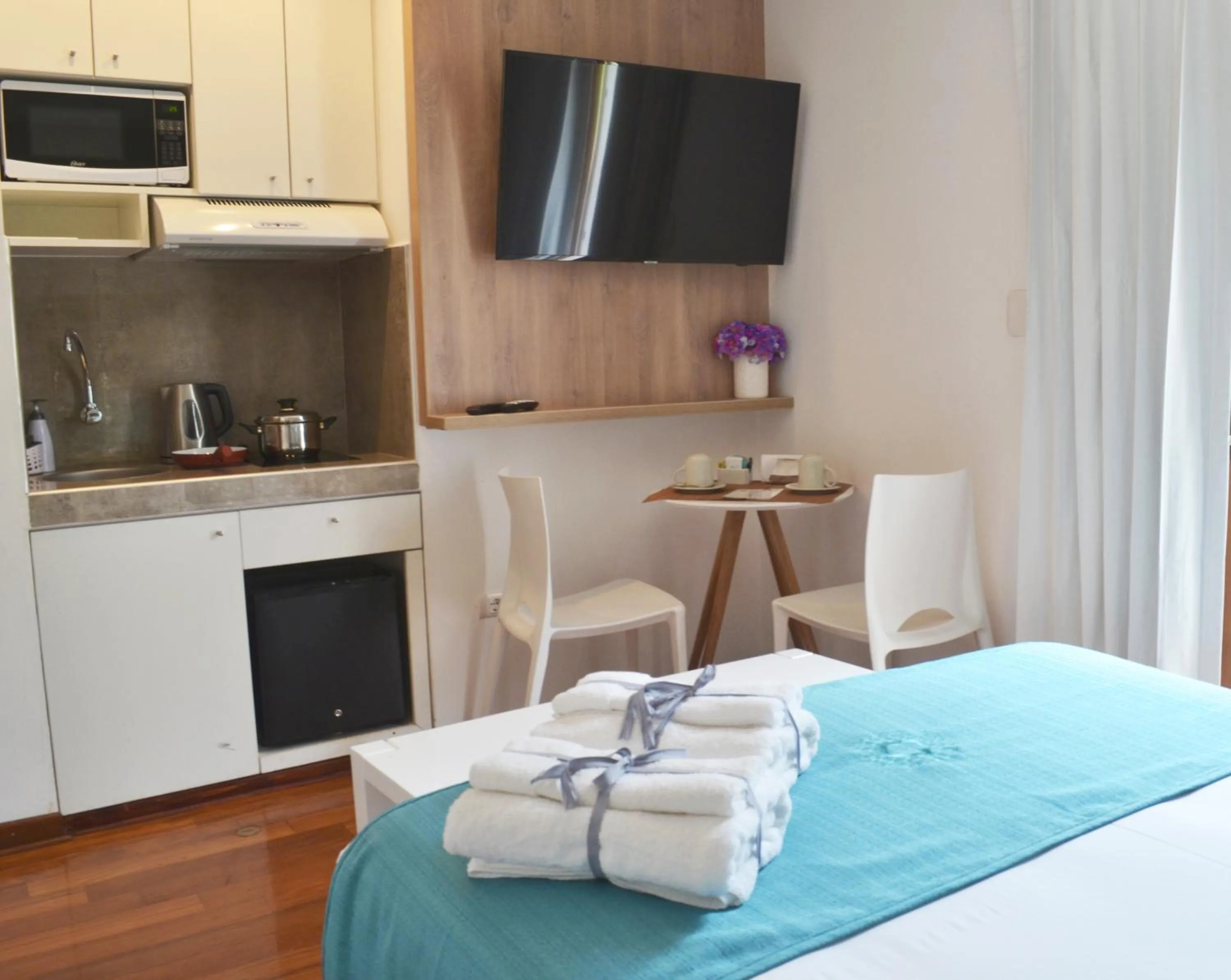 TV and multimedia, Bed in Katari Apart Hotel at Qorikancha