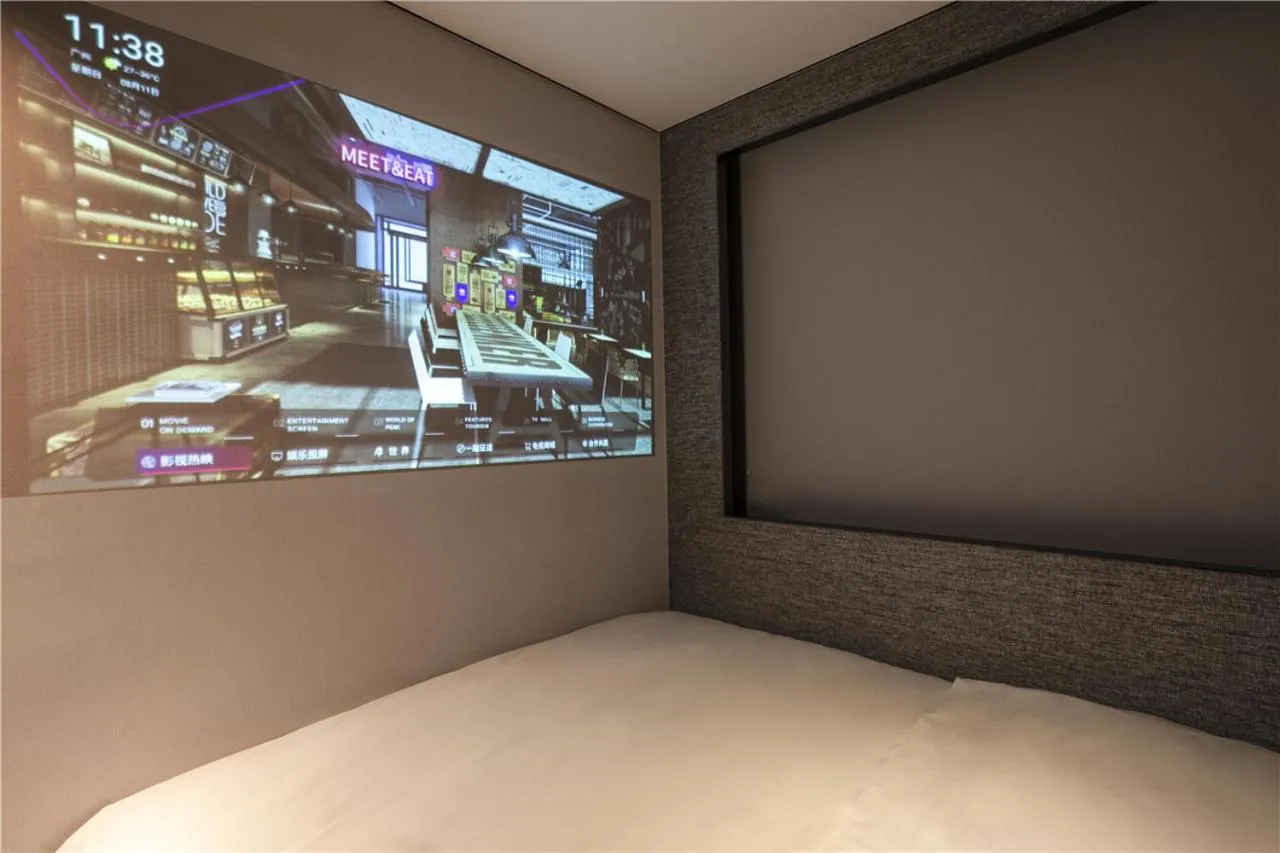 Bed in Fenk Attitude Hotel Guangzhou Railway Station