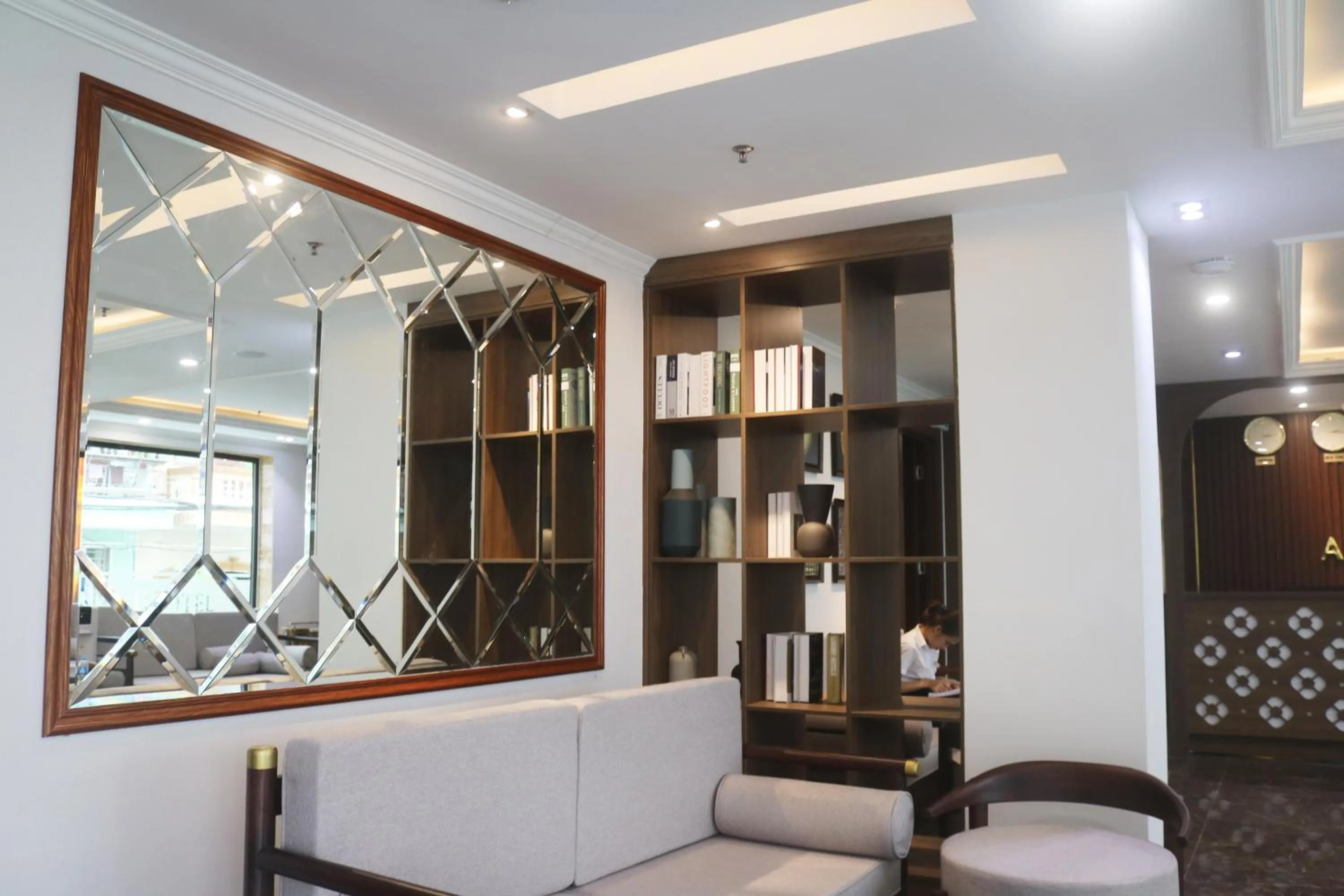 Seating area in A25 Hotel - 193 Trung Kinh