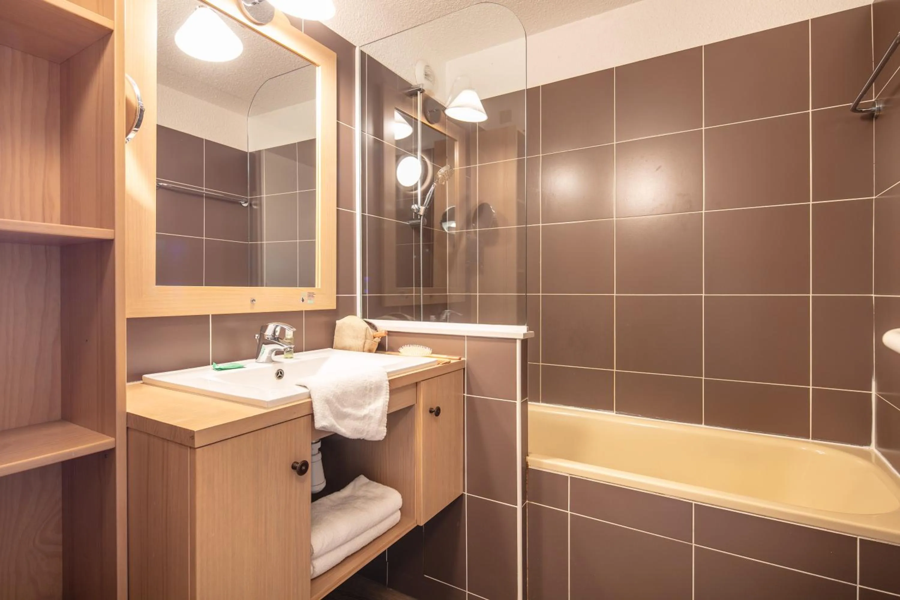 Bathroom in Résidence Pierre & Vacances Les Bergers