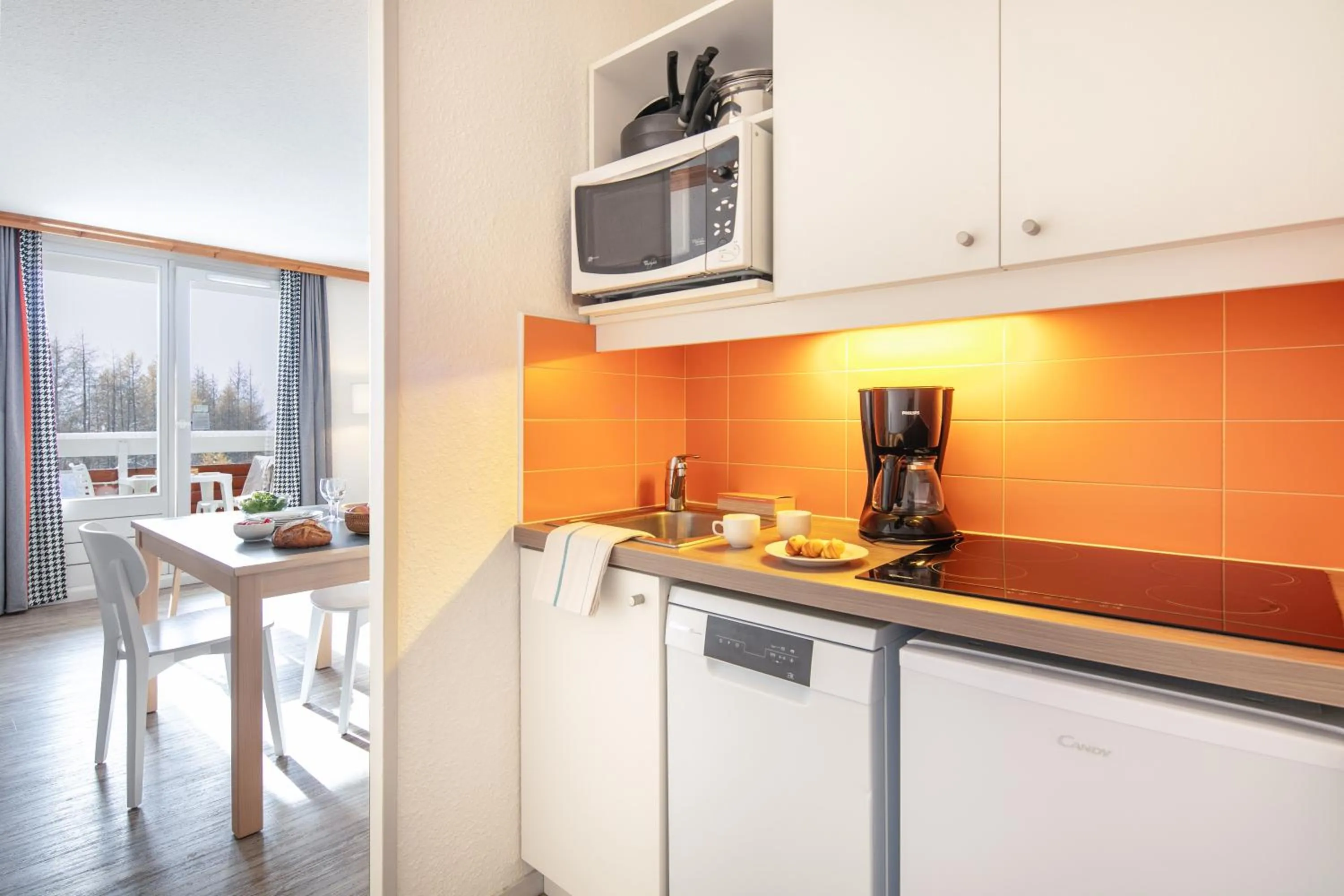 Coffee/tea facilities in Résidence Pierre & Vacances Les Bergers